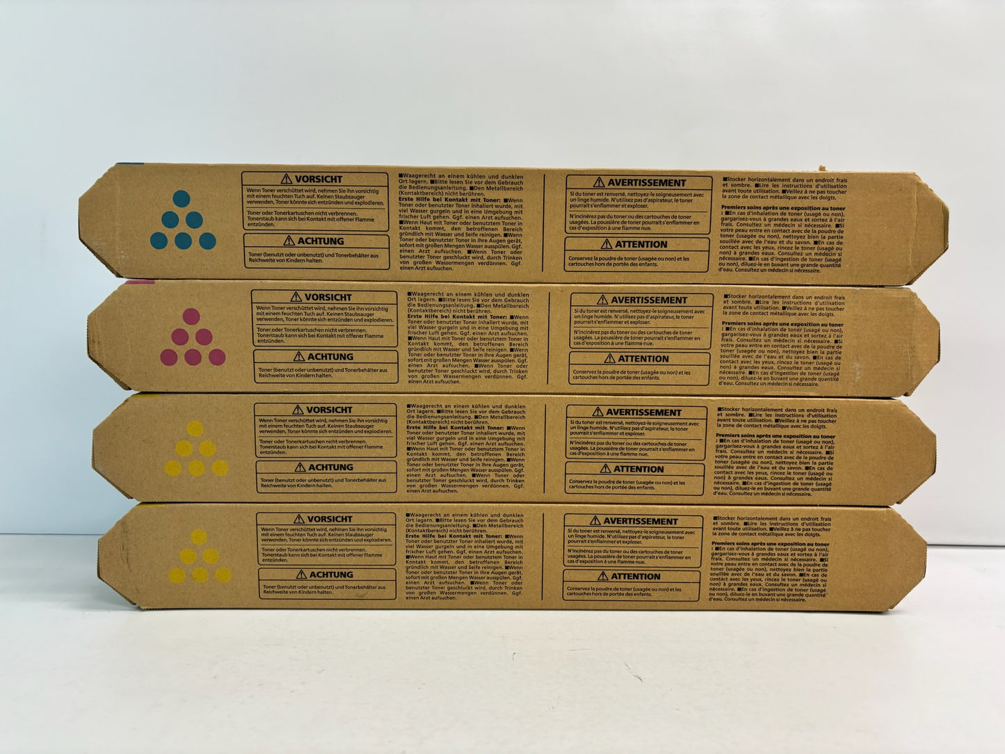 4 Genuine Ricoh MPC6003, C6003 CMYY Toners 841866, 60-0242, 60-0243