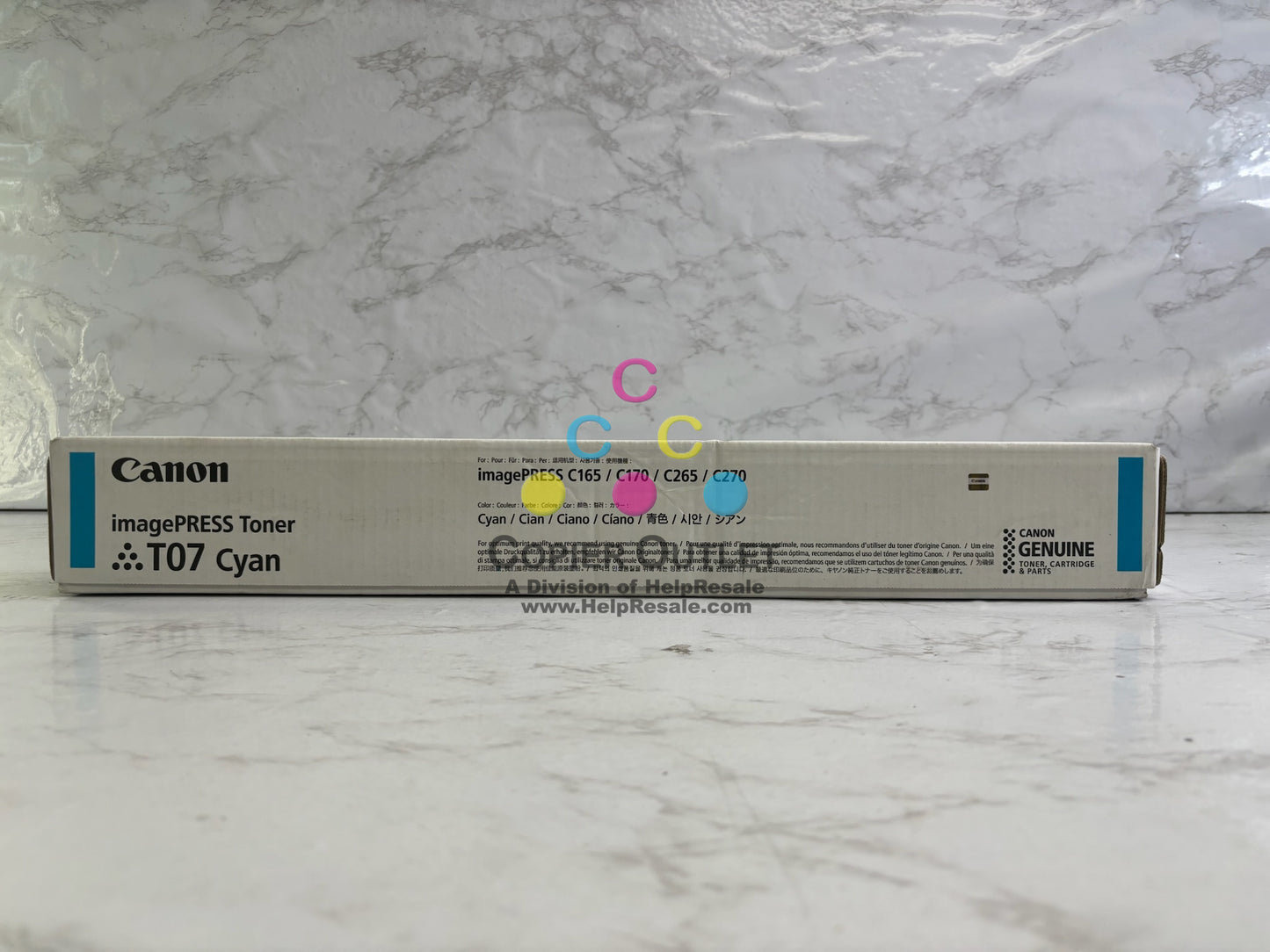 Genuine Canon imagePRESS Lite C165,C170,C265,C270 Cyan Toner T07C 3642C001(AA)