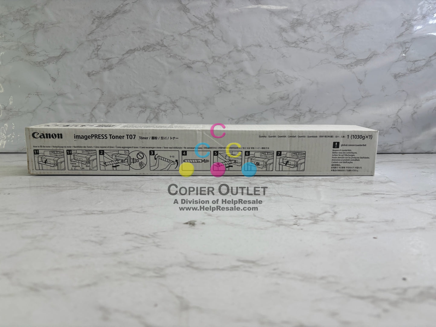 Genuine Canon imagePRESS Lite C165,C170,C265,C270 Cyan Toner T07C 3642C001(AA)