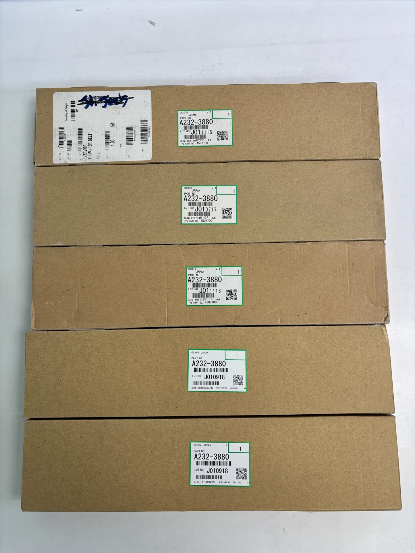 5PK Genuine Ricoh MP4000, MP4500, MP5000 Transfer Belts A2323880 (A232-3880)