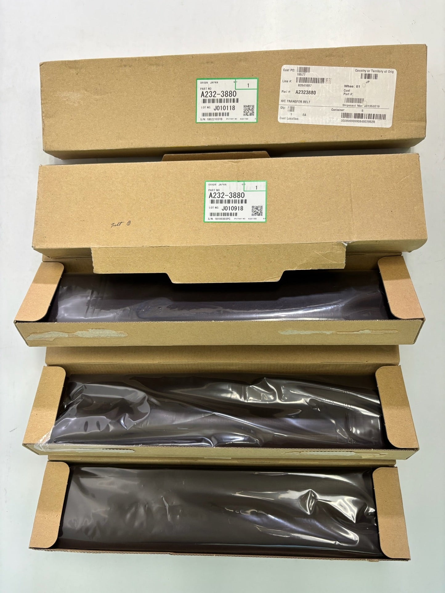 5 Open Genuine Ricoh MP4000, MP5000 Transfer Belts A2323880 (A232-3880)