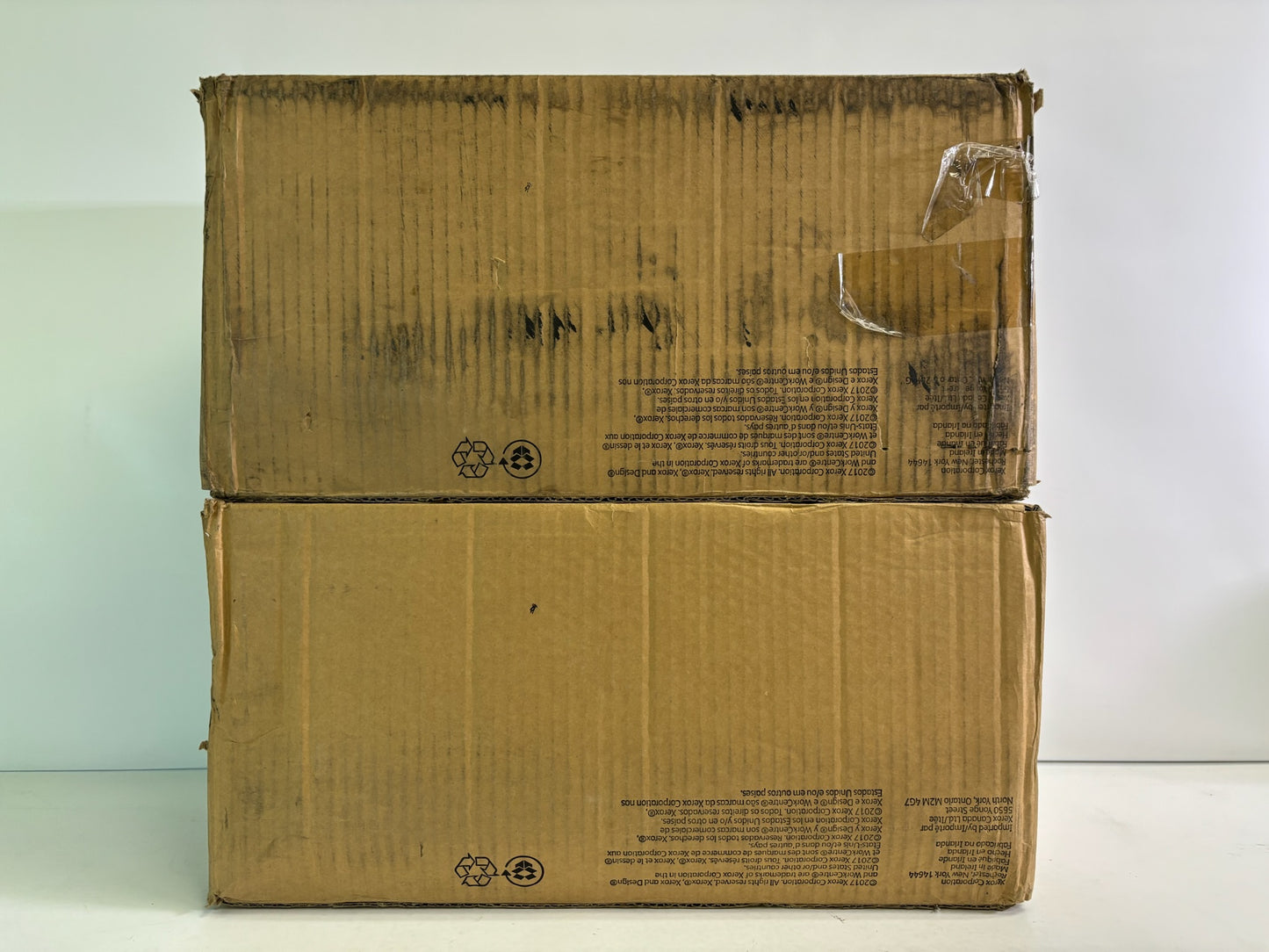 2 Genuine Xerox Workcentre 5865/5875/5890 Black Toners 006R01552 (4 bottles)