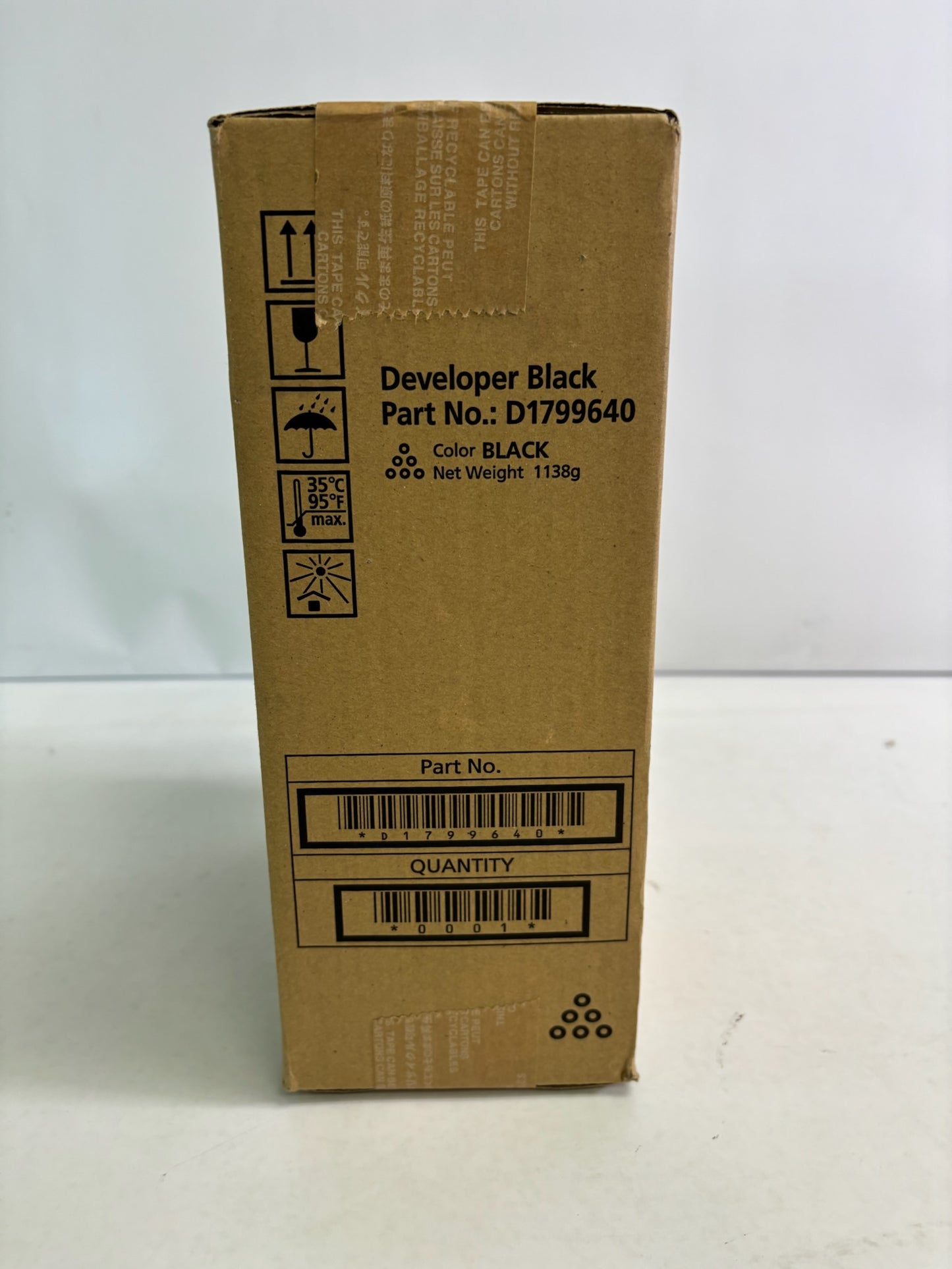 New Genuine Ricoh Pro 8100,8110S,8120S,8220s Black Developer D1799640 D179-9640