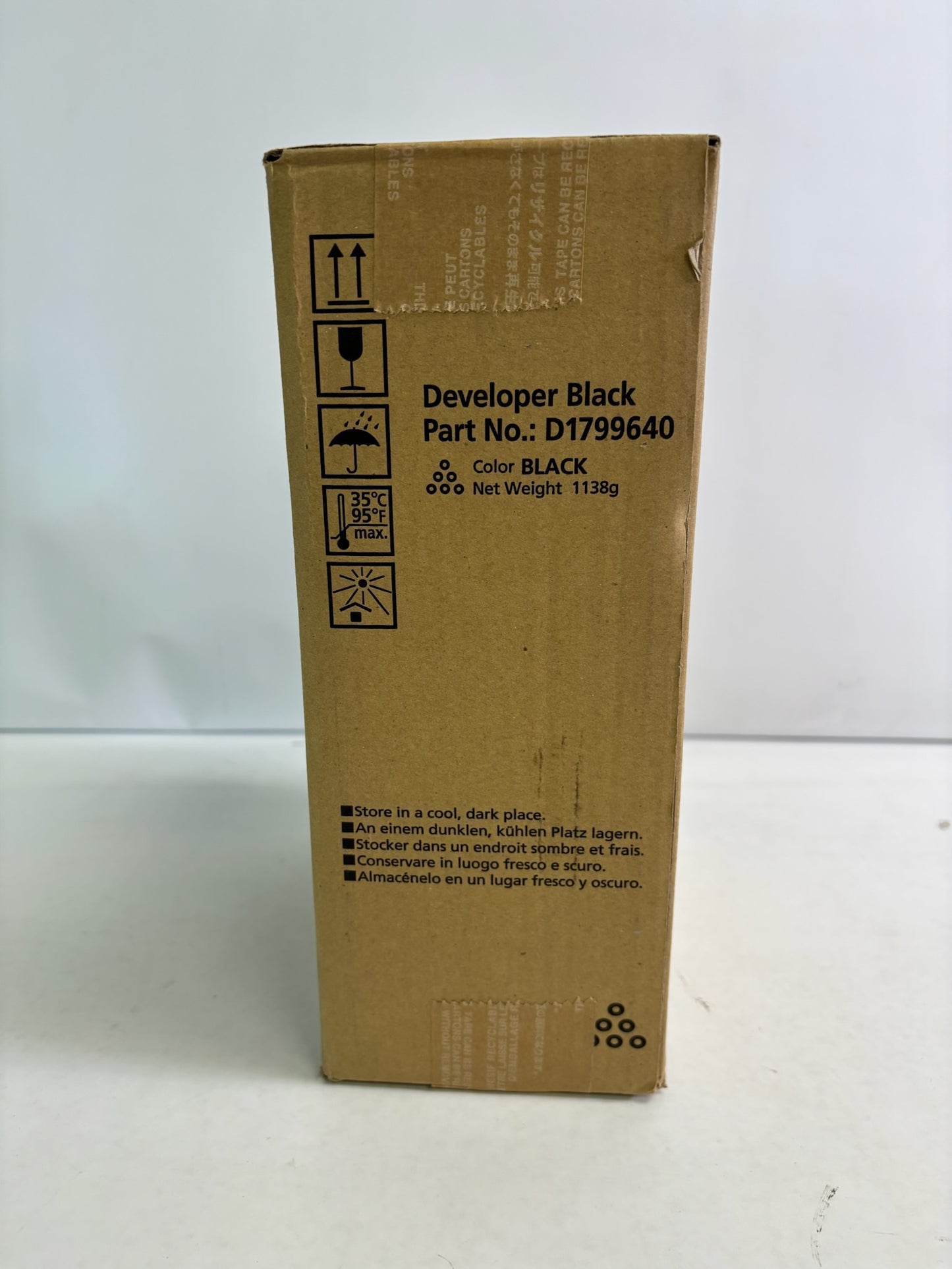 New Genuine Ricoh Pro 8100,8110S,8120S,8220s Black Developer D1799640 D179-9640