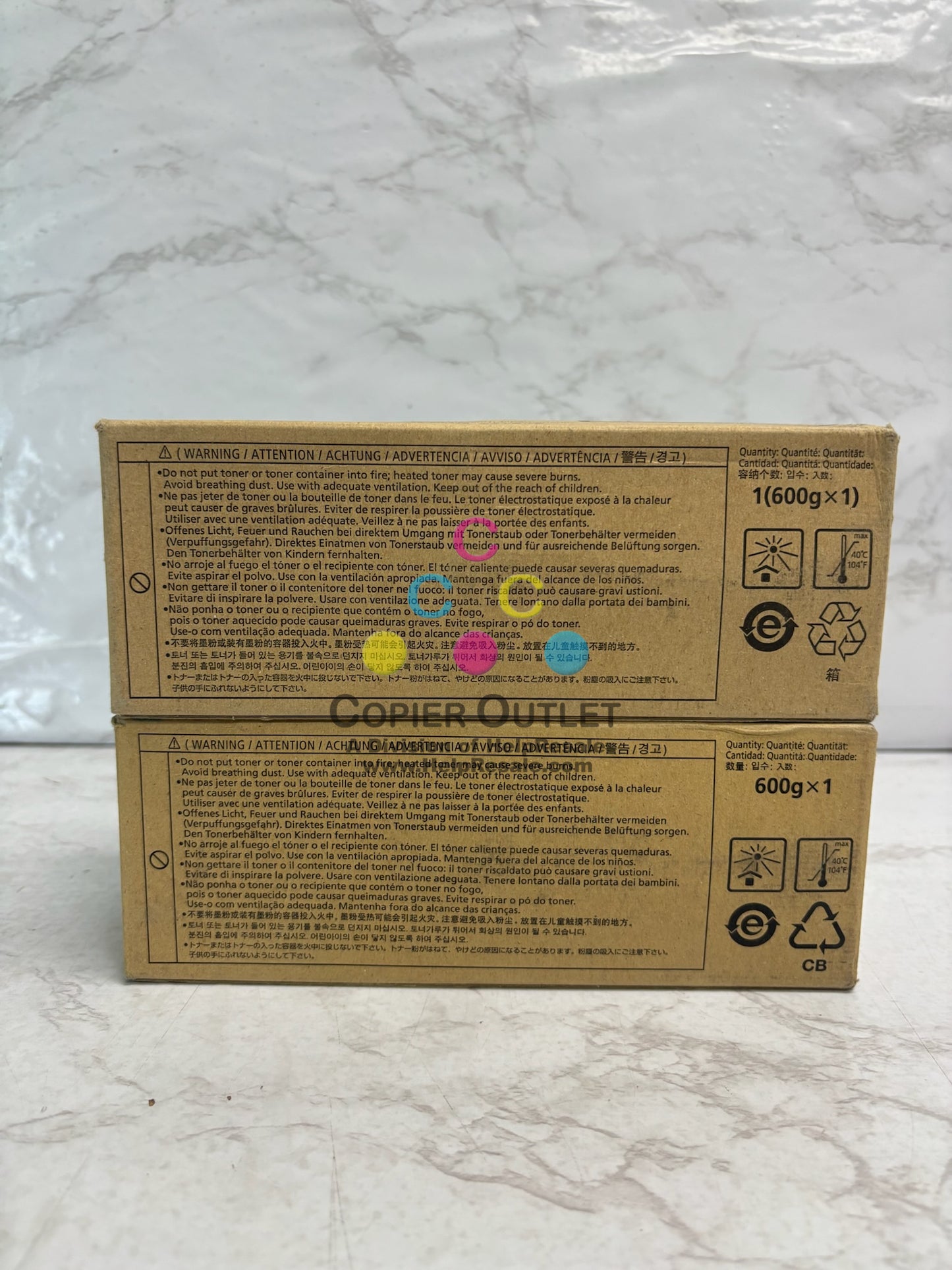 2 Genuine Canon IPC7000VP Cyan & Magenta Starters 0441B001(AA), 0442B001(AA)