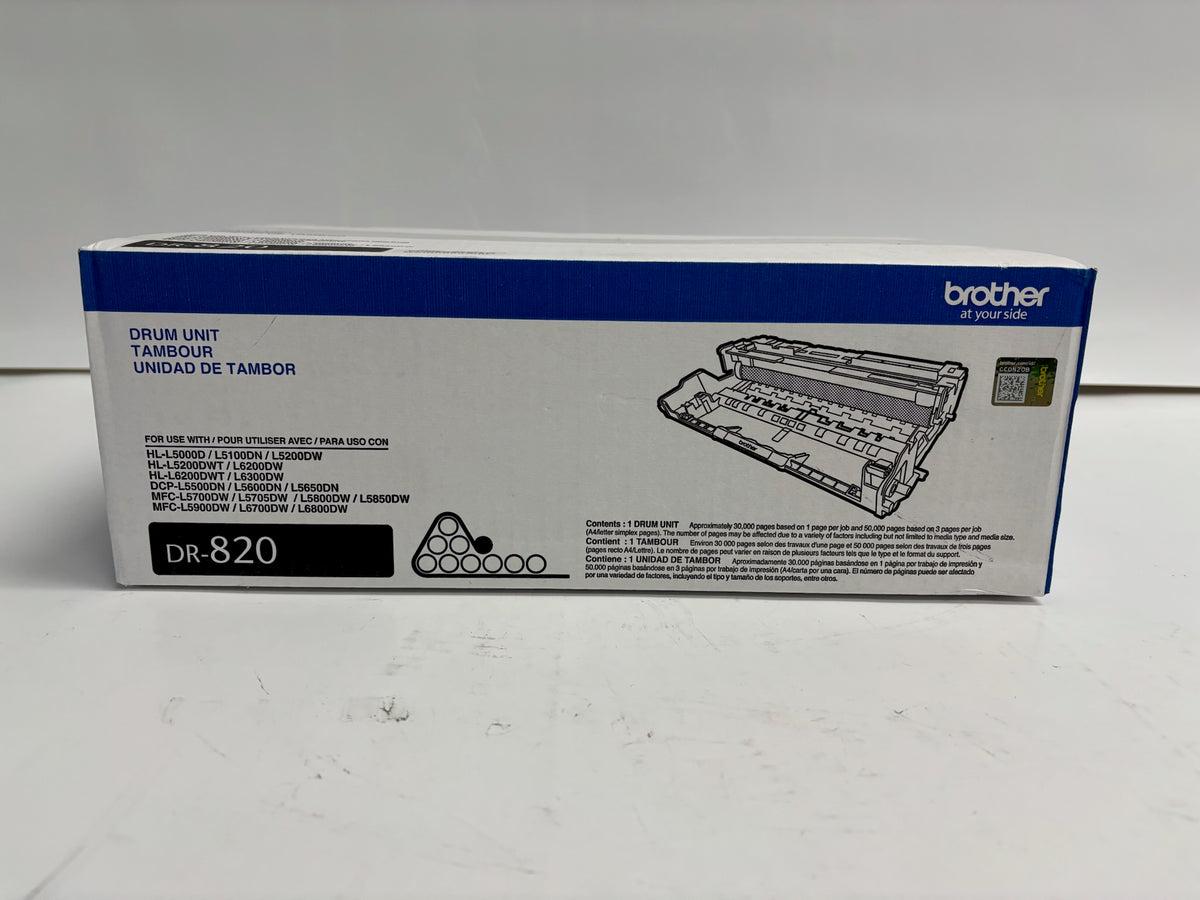Genuine Brother HL-L5000, 5200, 6200 Drum Unit DR820, DR-820