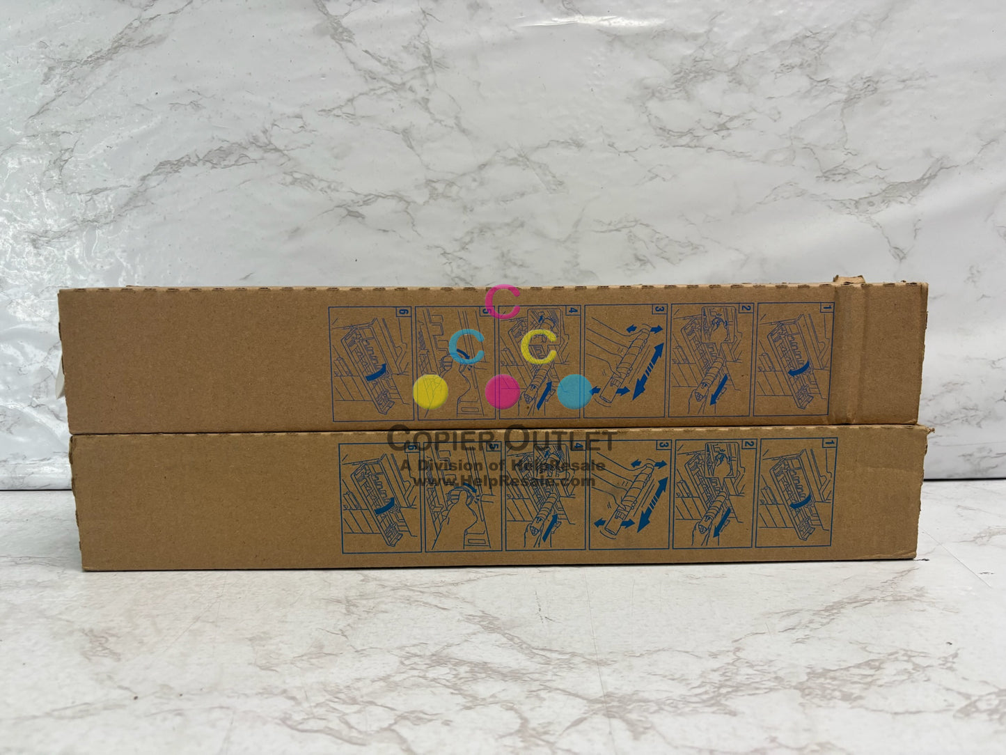 2 Genuine Konica Minolta BizHub 458/558 TN515K Toner Cartridges Same Day Ship