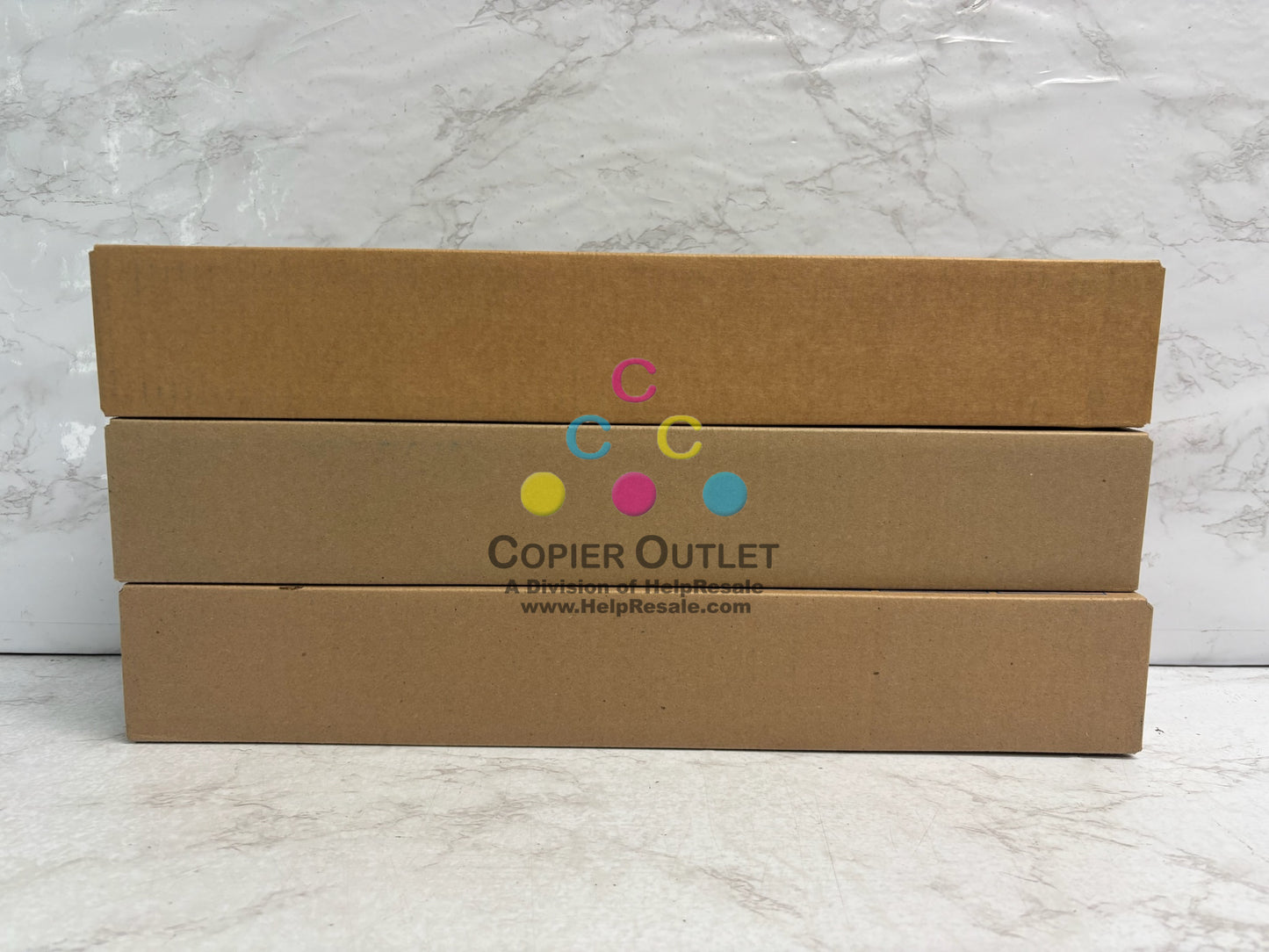 3 OEM Konica Bizhub C458,C558,C658 TN514CMY Low Yield Toners (Net Weight 8.8oz)