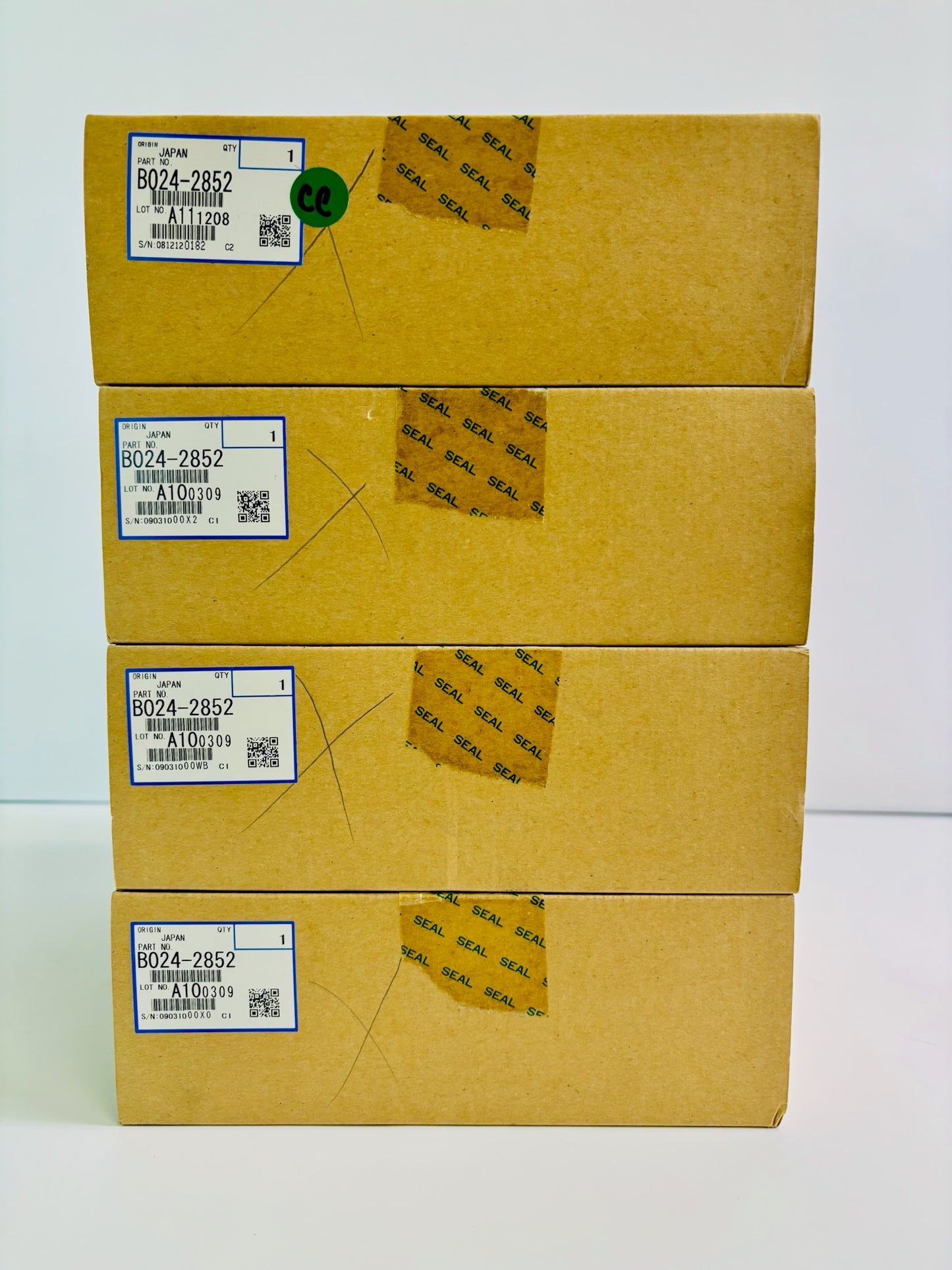 4 Genuine Ricoh Aficio 2027, 2022 Rear Side Fence B024-2852, B0242852