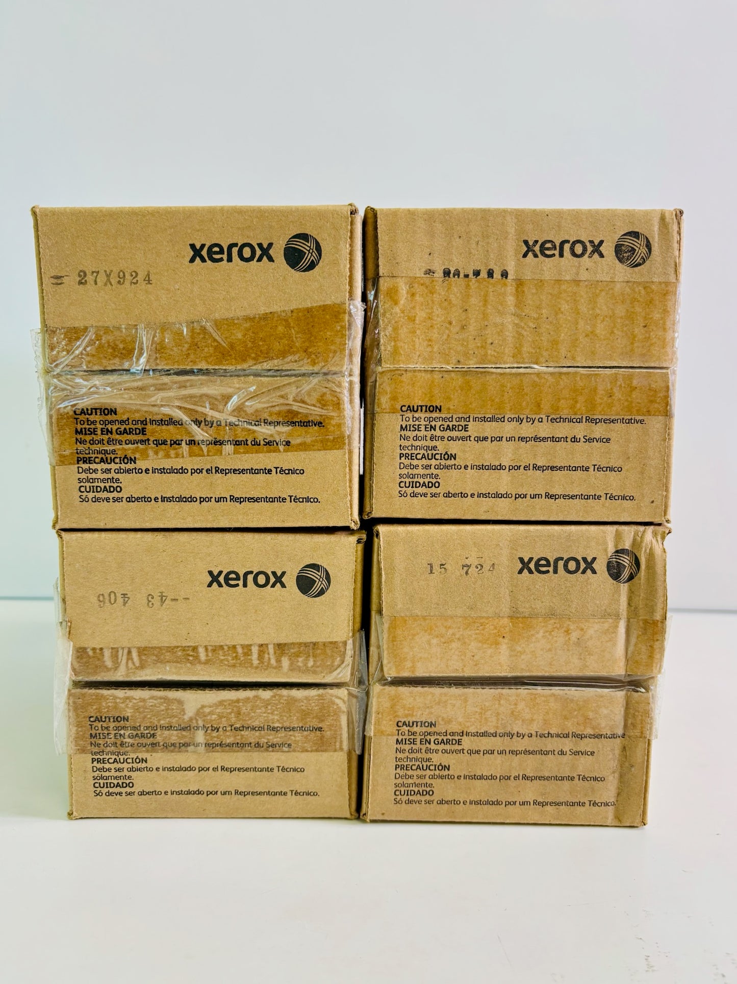 4 Genuine Xerox DocuColor 7002 8002 CMYK Developer 005R00737, 738, 739, 740