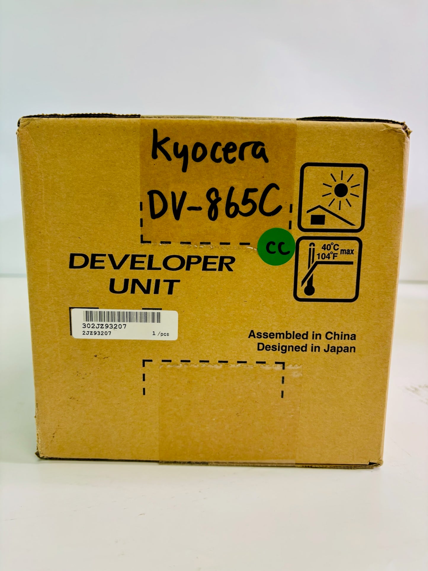 Genuine Kyocera Mita Taskalfa 250ci,300ci Cyan Developer DV-865C, 302JZ93207
