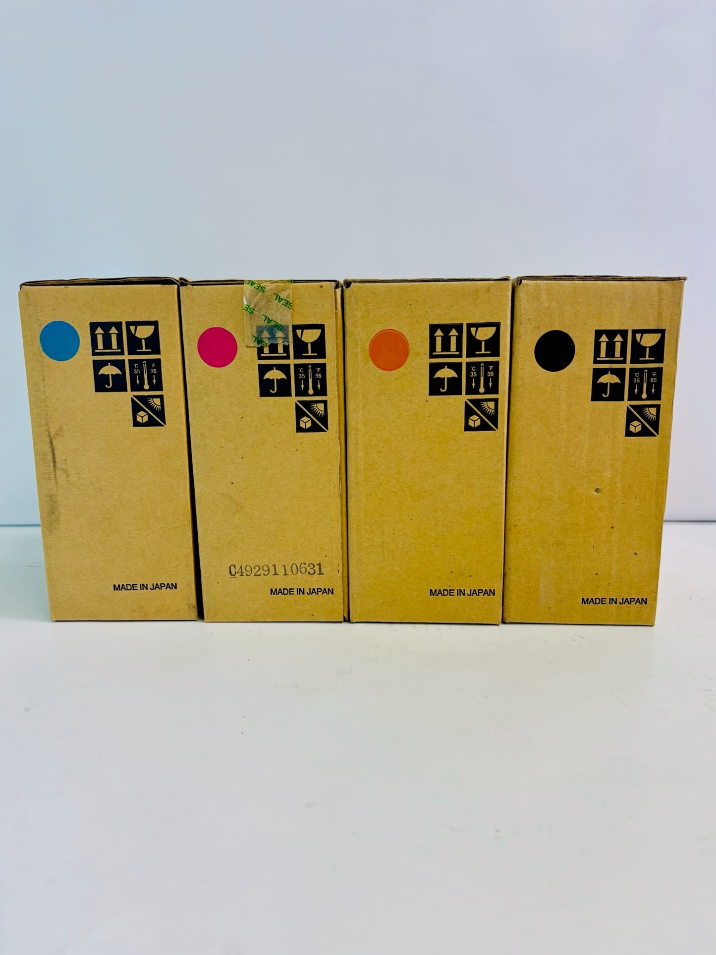 4 Genuine Ricoh AFICIO COLOR 3131 CMYK Developer B1869600, 9610,9620,9630