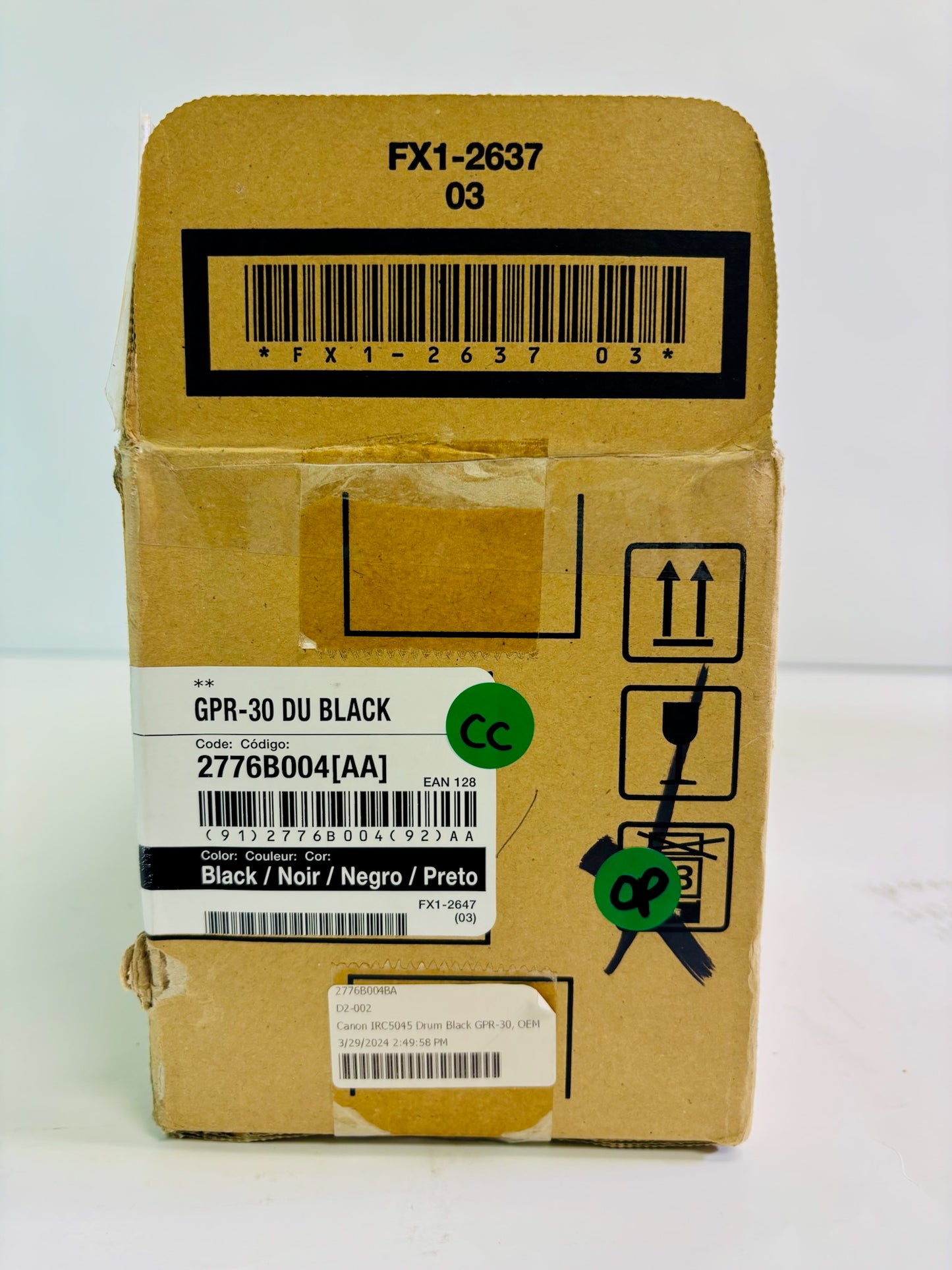 Open Genuine Canon iR Advance C5045, C5051 Black Drum GPR-30DU, 2776B004[AA]