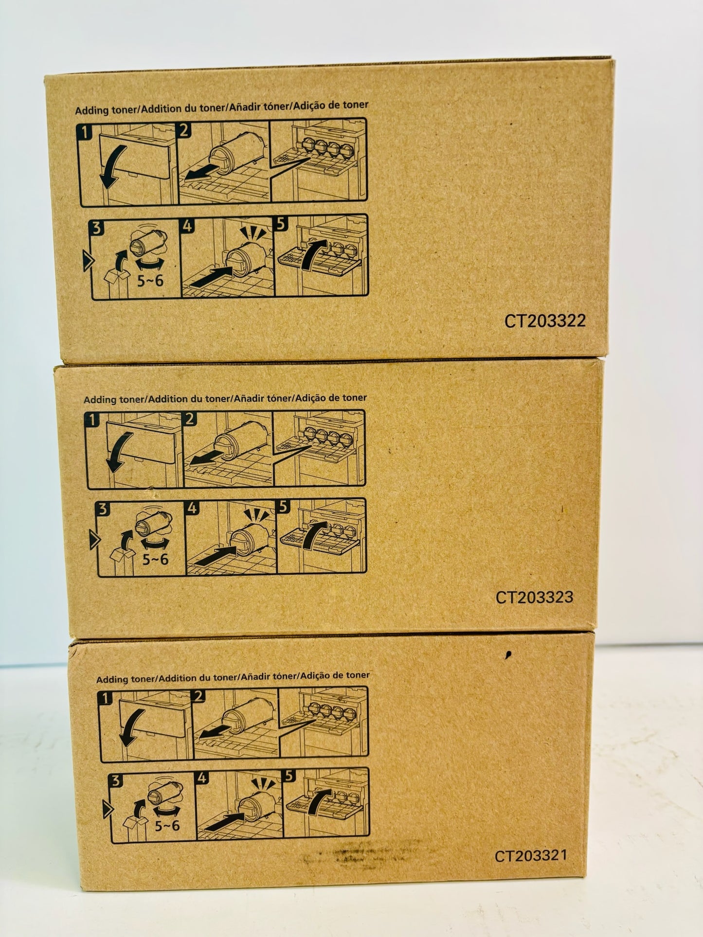 3 Open Genuine Ricoh IM C530FB Cyan, Magenta & Black Toner 418236,418237,418238