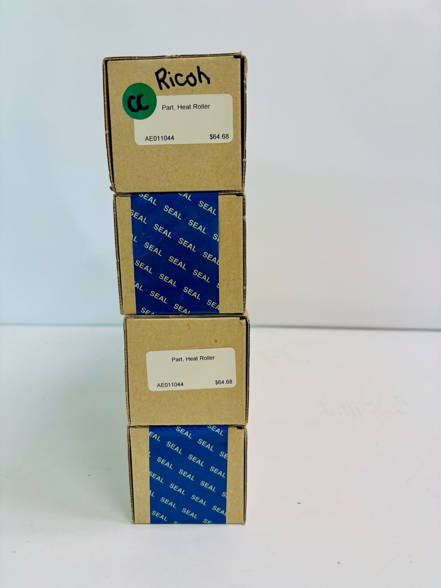 4 Genuine Ricoh Aficio MP 9001, 9001SP Hot Roller AE01-1044, AE01044