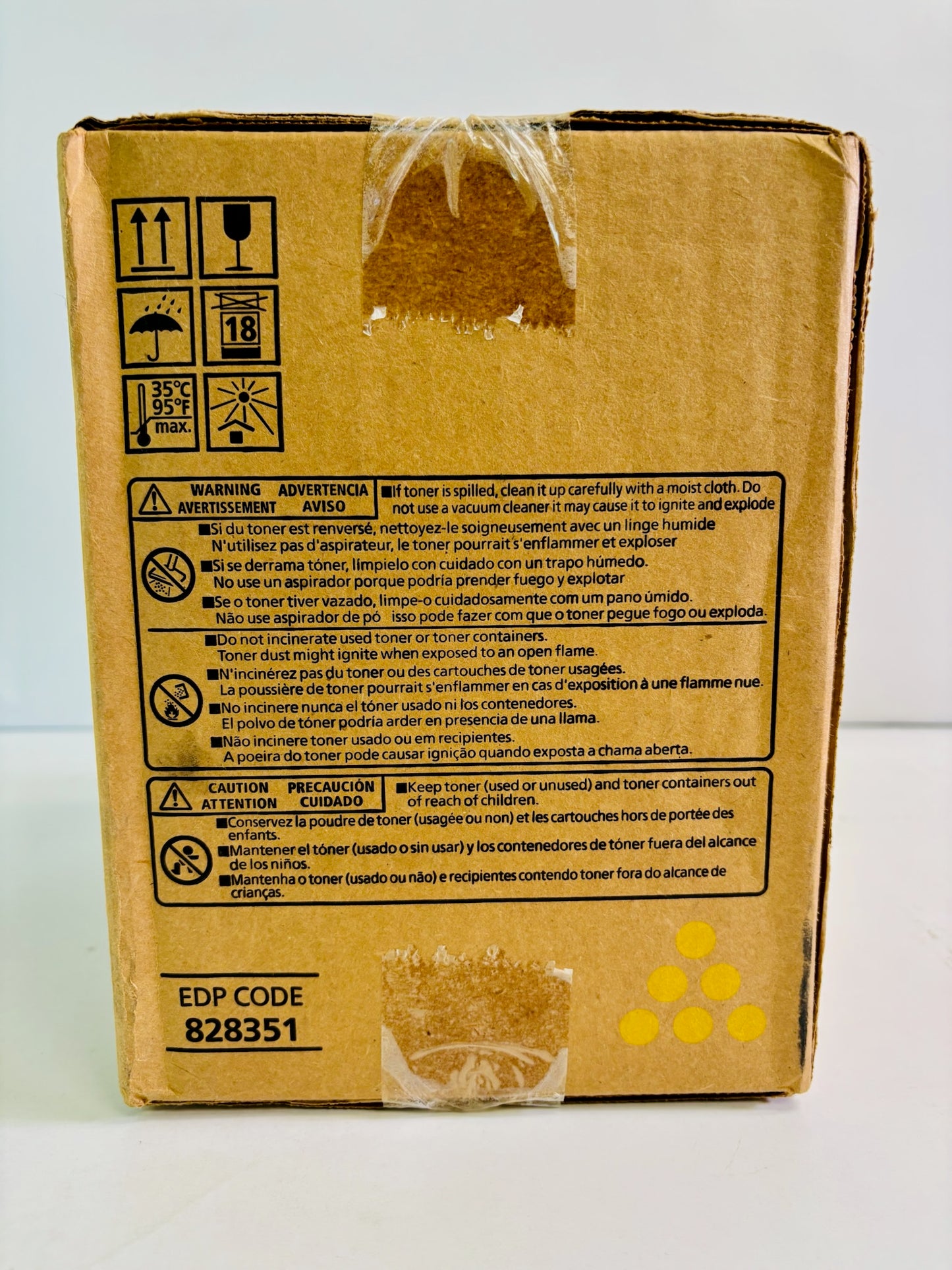 Genuine Ricoh Pro C5100s, C5110s Yellow Toner Cartridge 828351