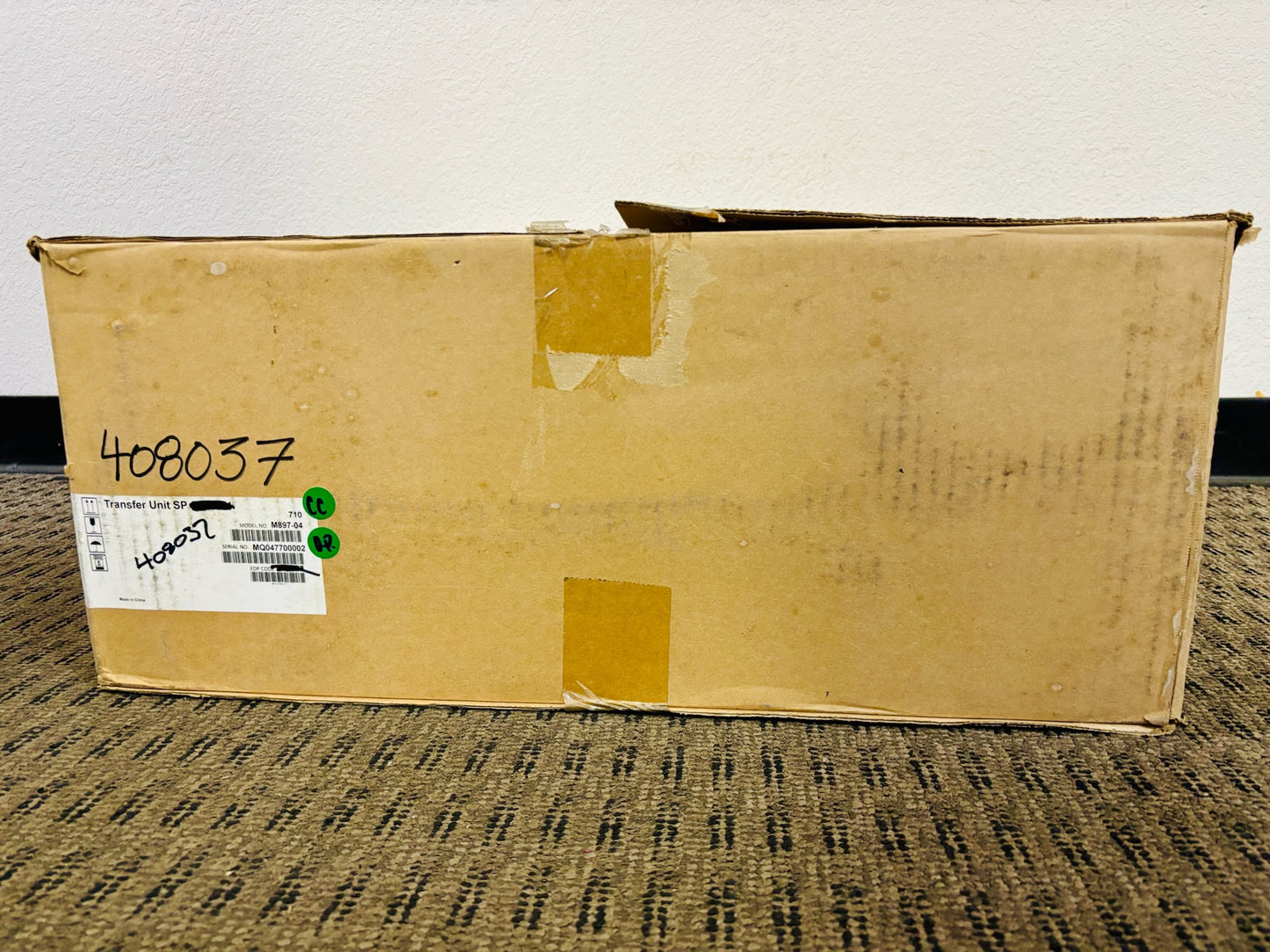 Open Genuine Ricoh SP C840, C840DN Transfer Unit 408-037, 408037