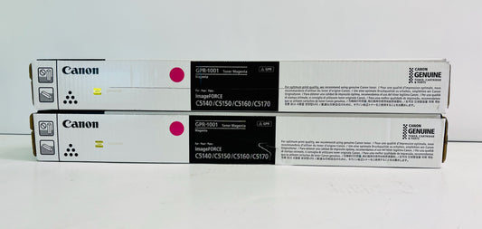 2 Genuine Canon ImageFORCE C5140, C5150, C5160, C5170 Magenta Toners GPR-1001
