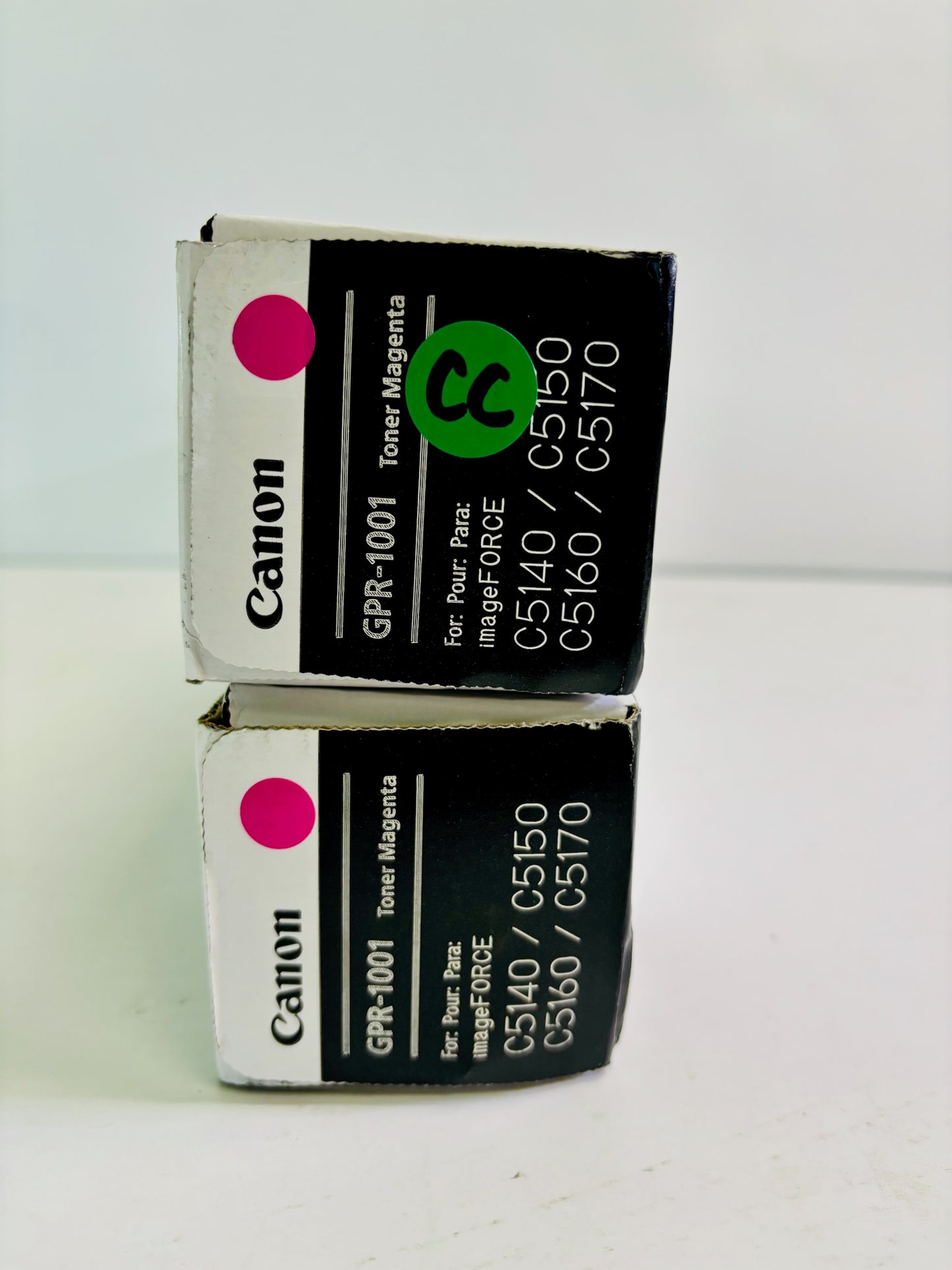 2 Genuine Canon ImageFORCE C5140 Magenta Toner GPR-1001