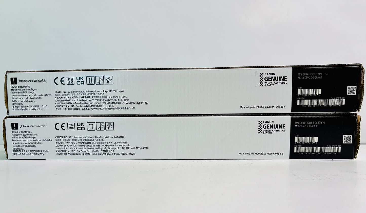2 Genuine Canon ImageFORCE C5140 Magenta Toner GPR-1001