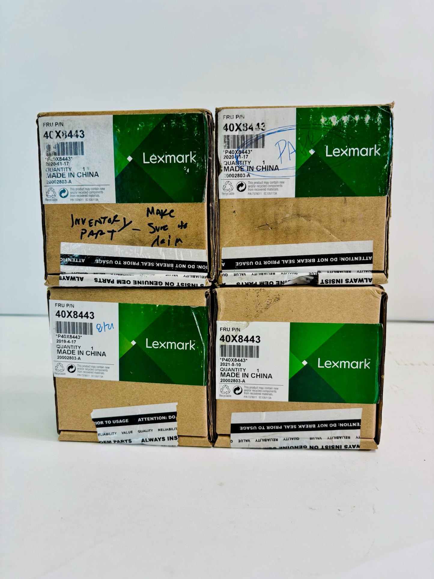 4 Genuine Lexmark M1145, M3150 Pick Roller Assembly 40X8443