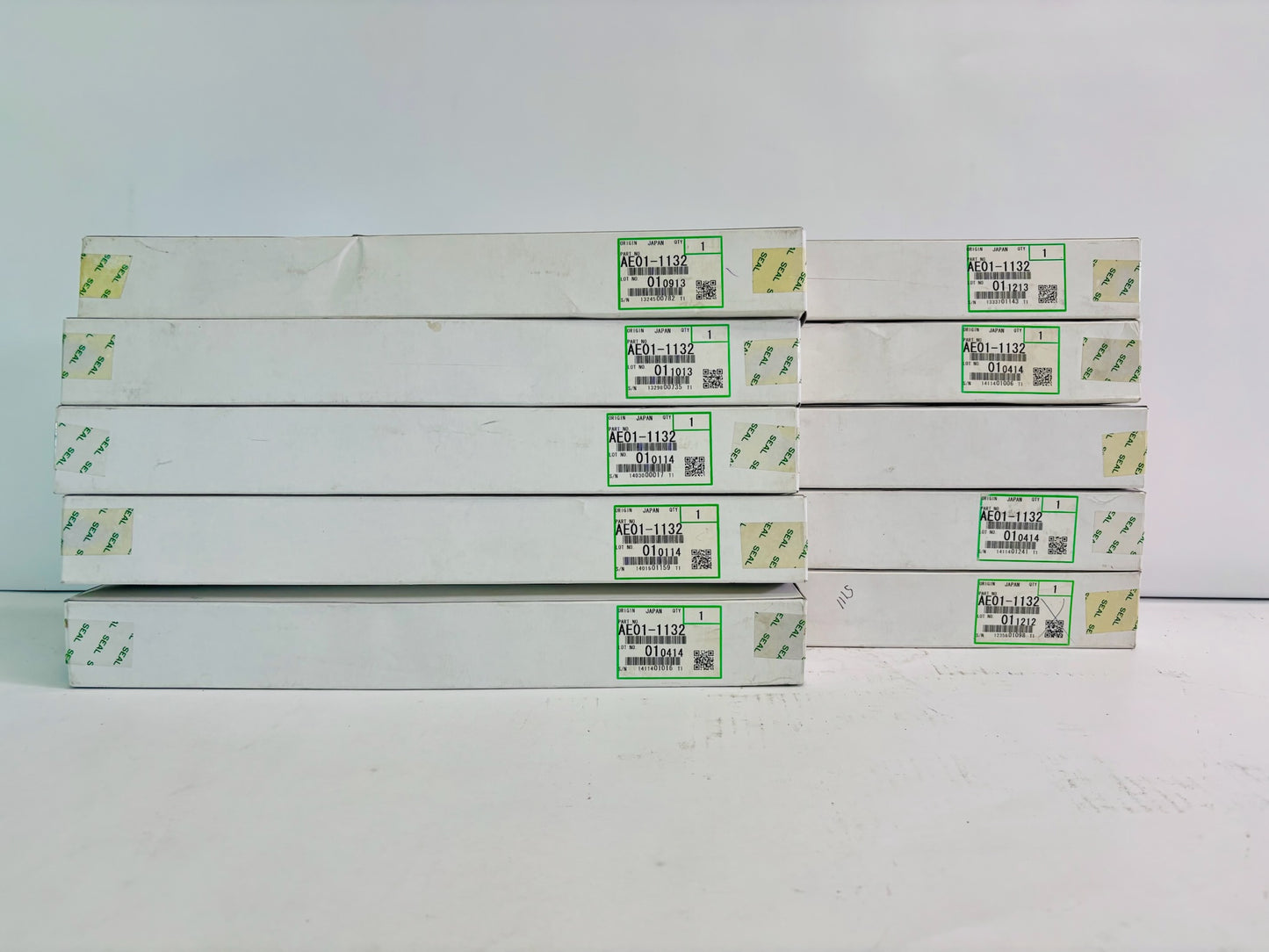 10 Genuine Ricoh MP 4000, 4000B Upper Fuser Roller AE01-1132, AE011132