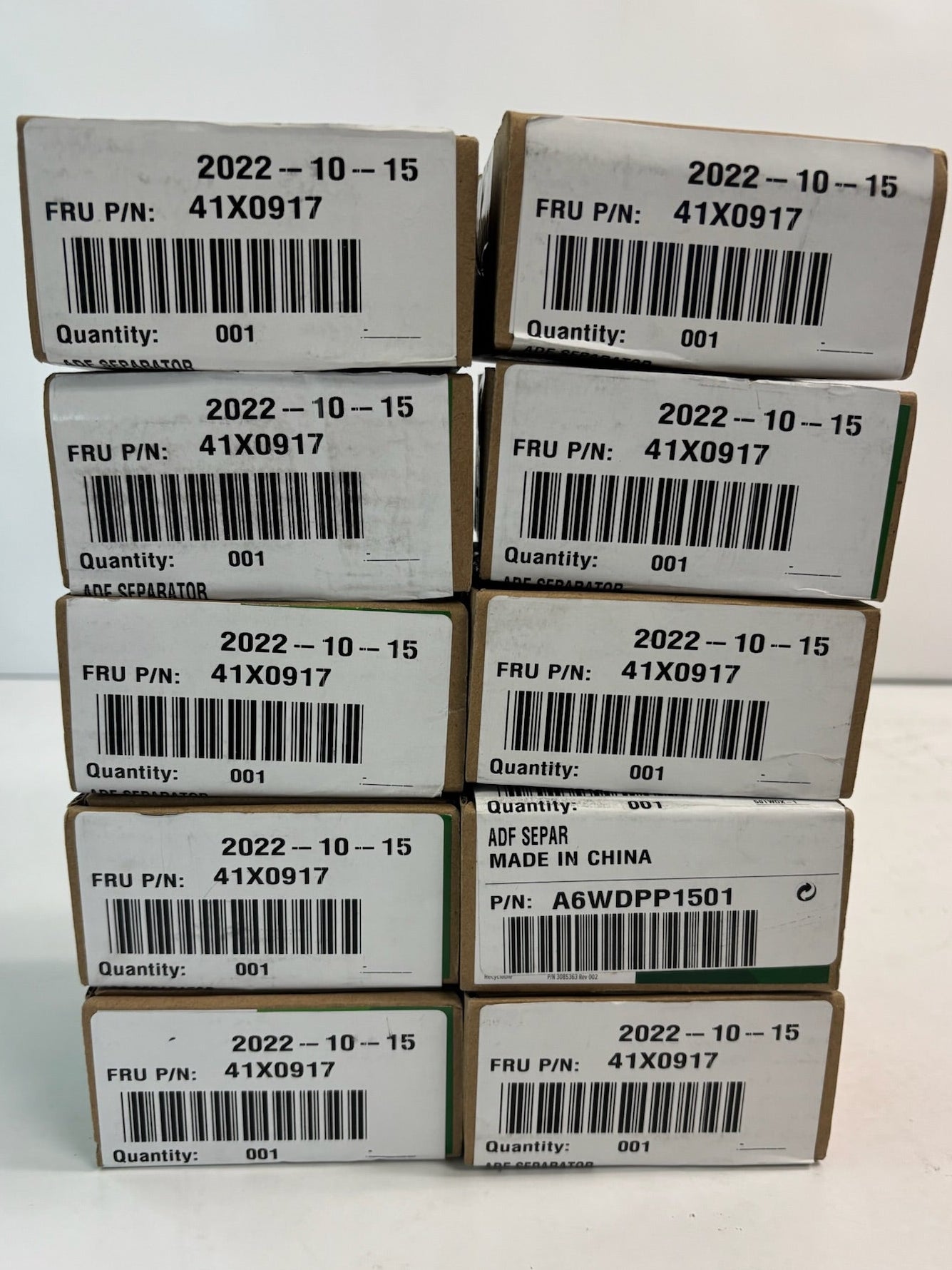 10 Lexmark CX410de, CX410dte Doc Feeder (ADF) Separator Roller 41X0917(40X9108)