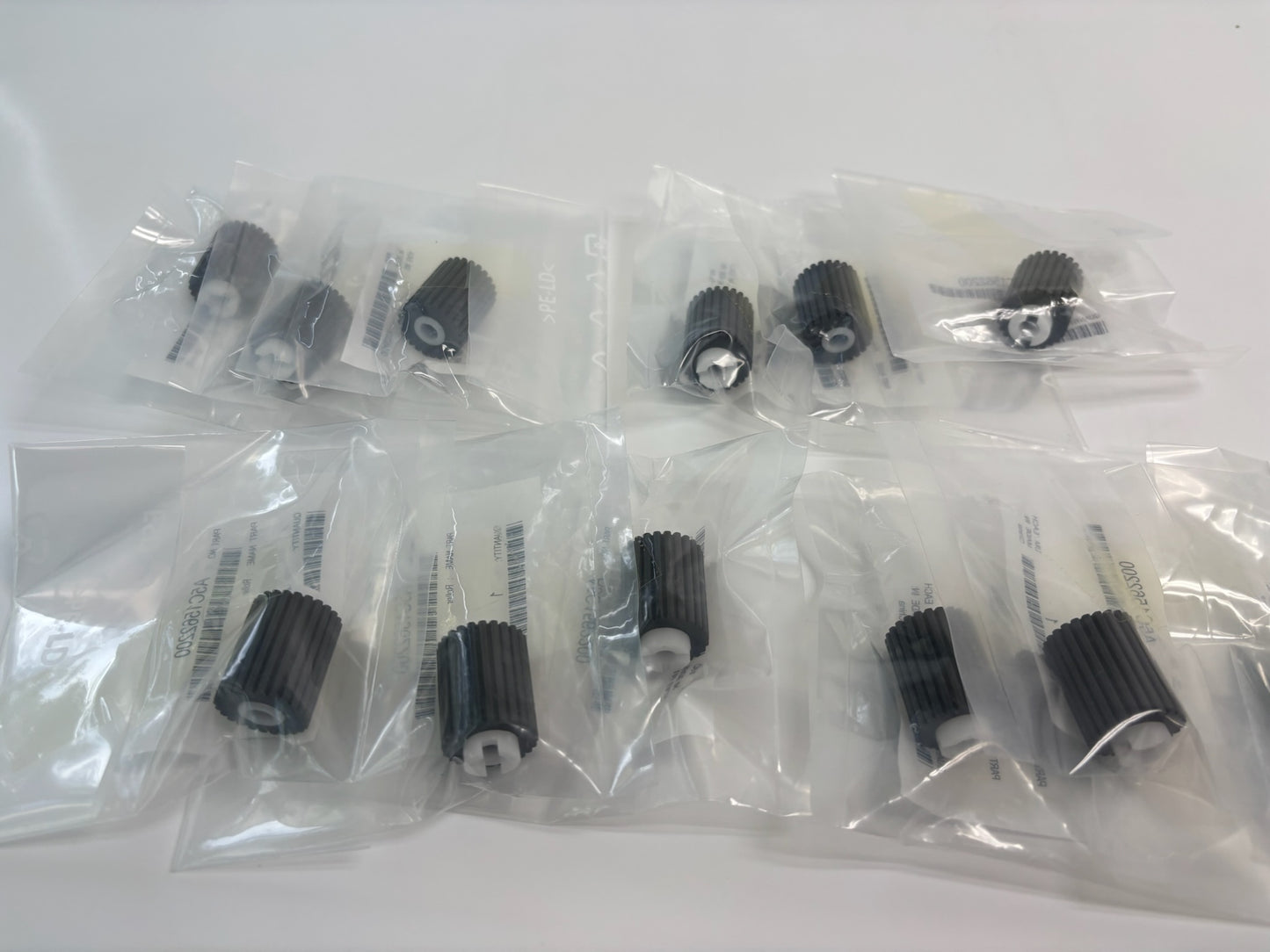 12 Genuine Konica BH 223,224e,227,283 New Style Ribbed Pickup Roller A5C1562200