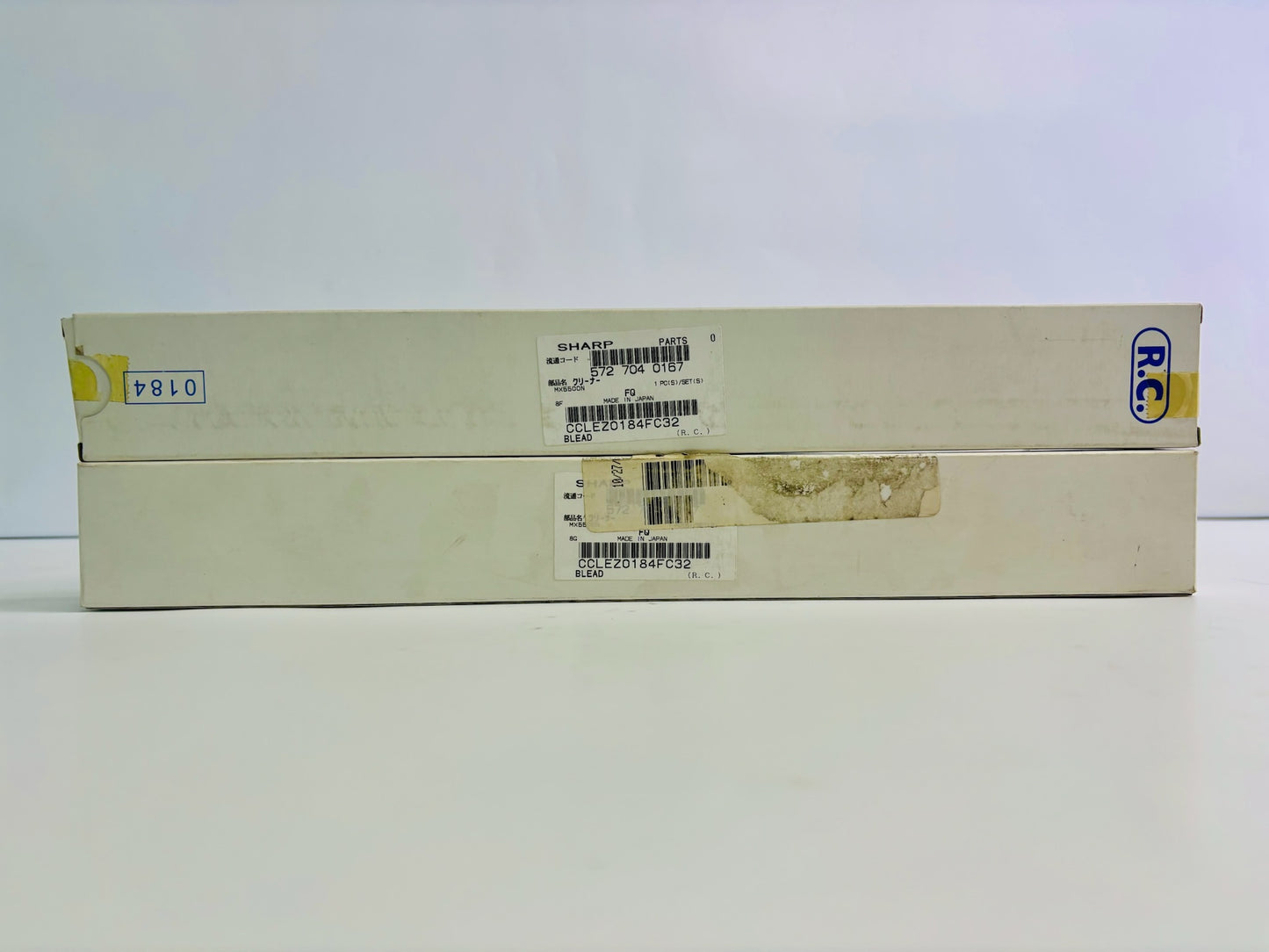 2 Genuine Sharp MX-5500N, MX-6200N Drum Cleaning Blade CCLEZ0184FC32, 5727040167
