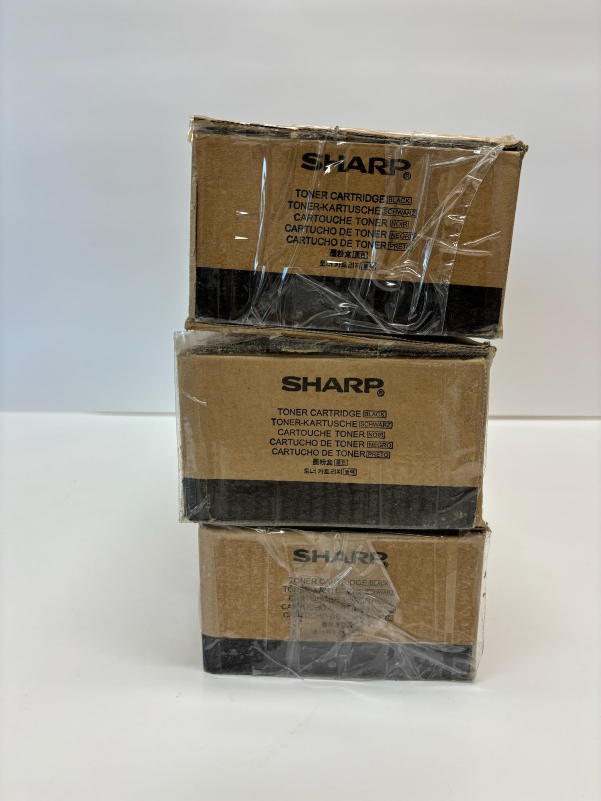 3 Genuine Sharp MX-M2630,M2651,M3050,M3051 Black Toners MX560NT, MX-560NT