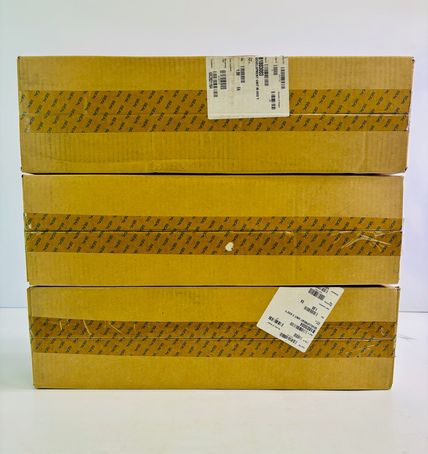 3 OEM Ricoh Aficio 3228C Cyan, Magenta & Yellow Developer B180-3002,3003,3004