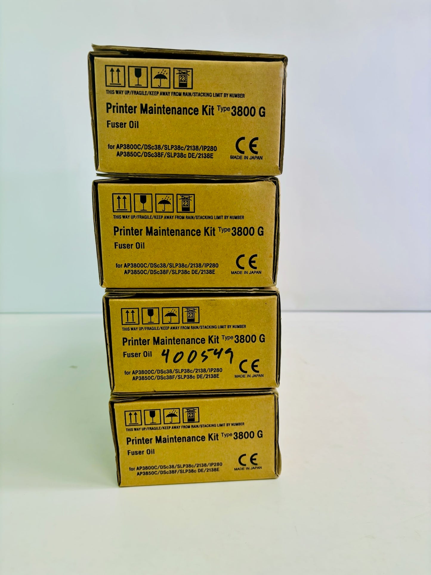 4 Genuine Ricoh Aficio 1085, 1105 Lower Fuser Pressure Roller AE02-0114, AE020114