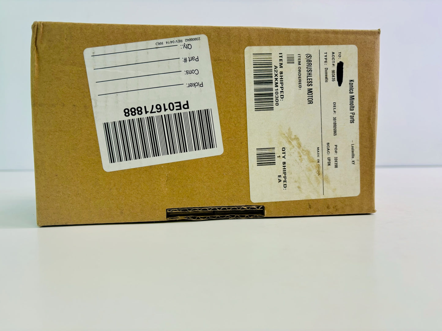 Genuine Konica Minolta bizhub C224e, C284e Brushless Motor A2XKM10300