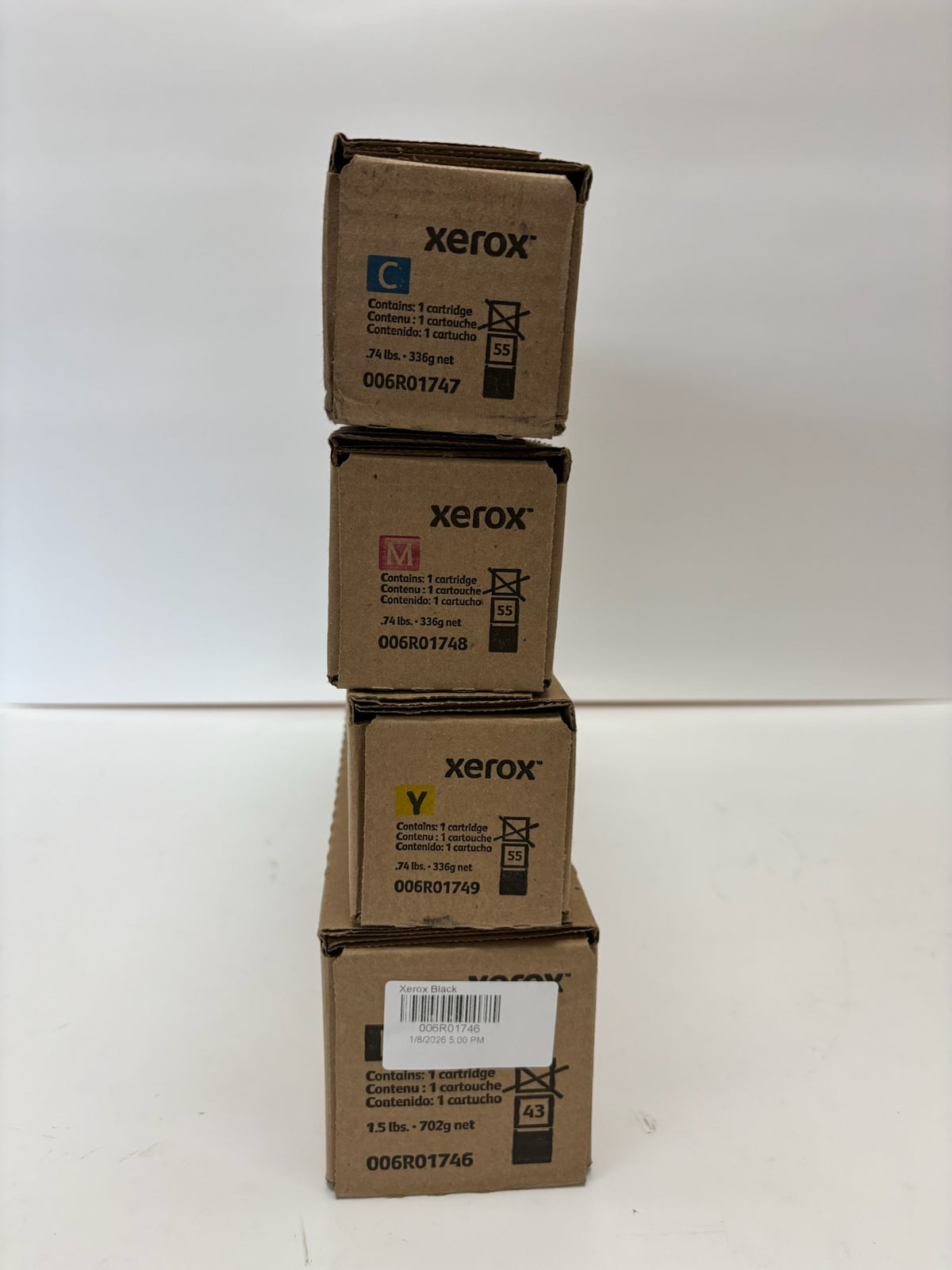 4 Genuine Xerox AltaLink C8130,C8155,C8170 CMYK Toner 006R01746,1747,1748,1749