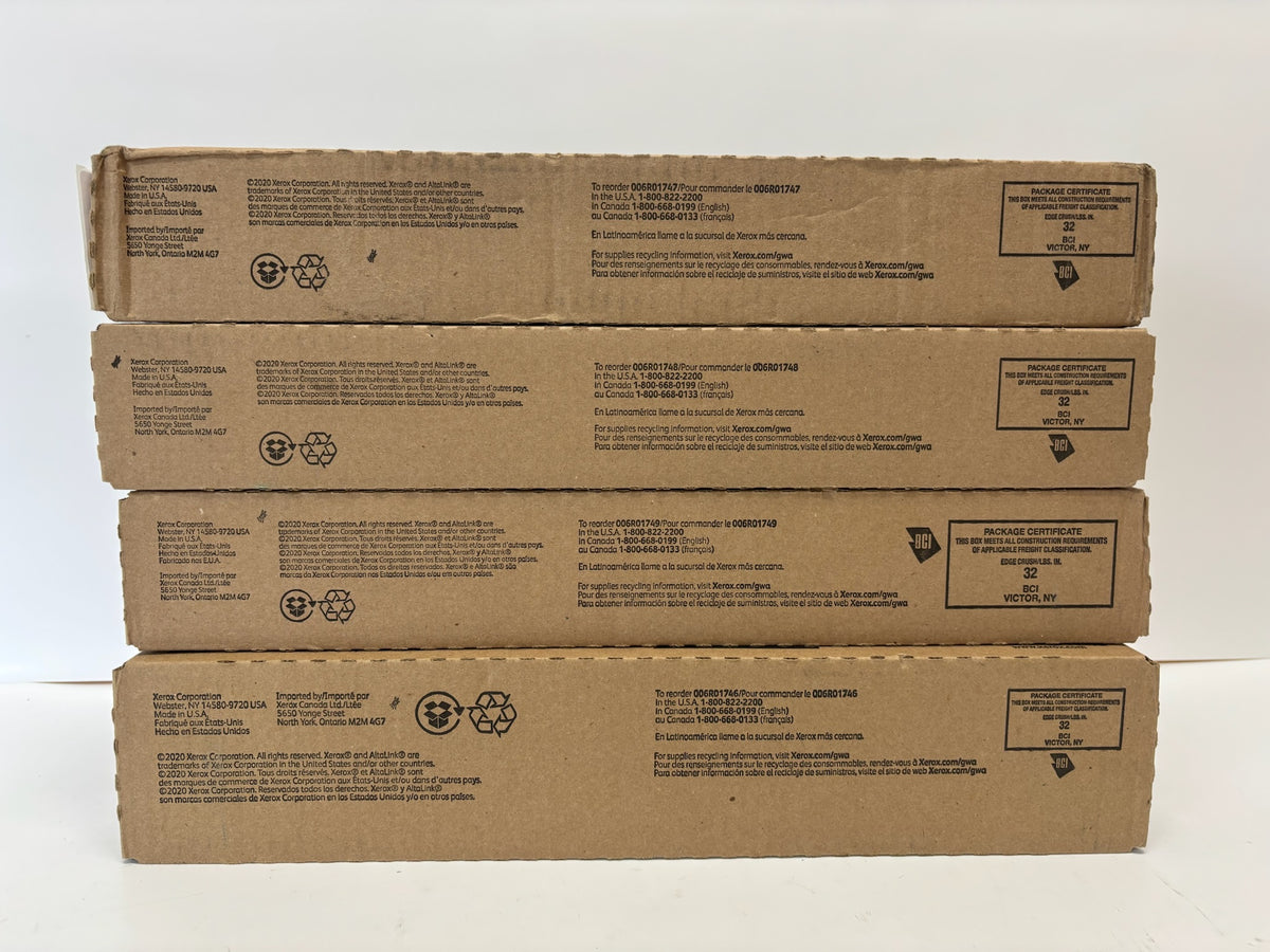 4 Genuine Xerox AltaLink C8130,C8155,C8170 CMYK Toner 006R01746,1747,1748,1749