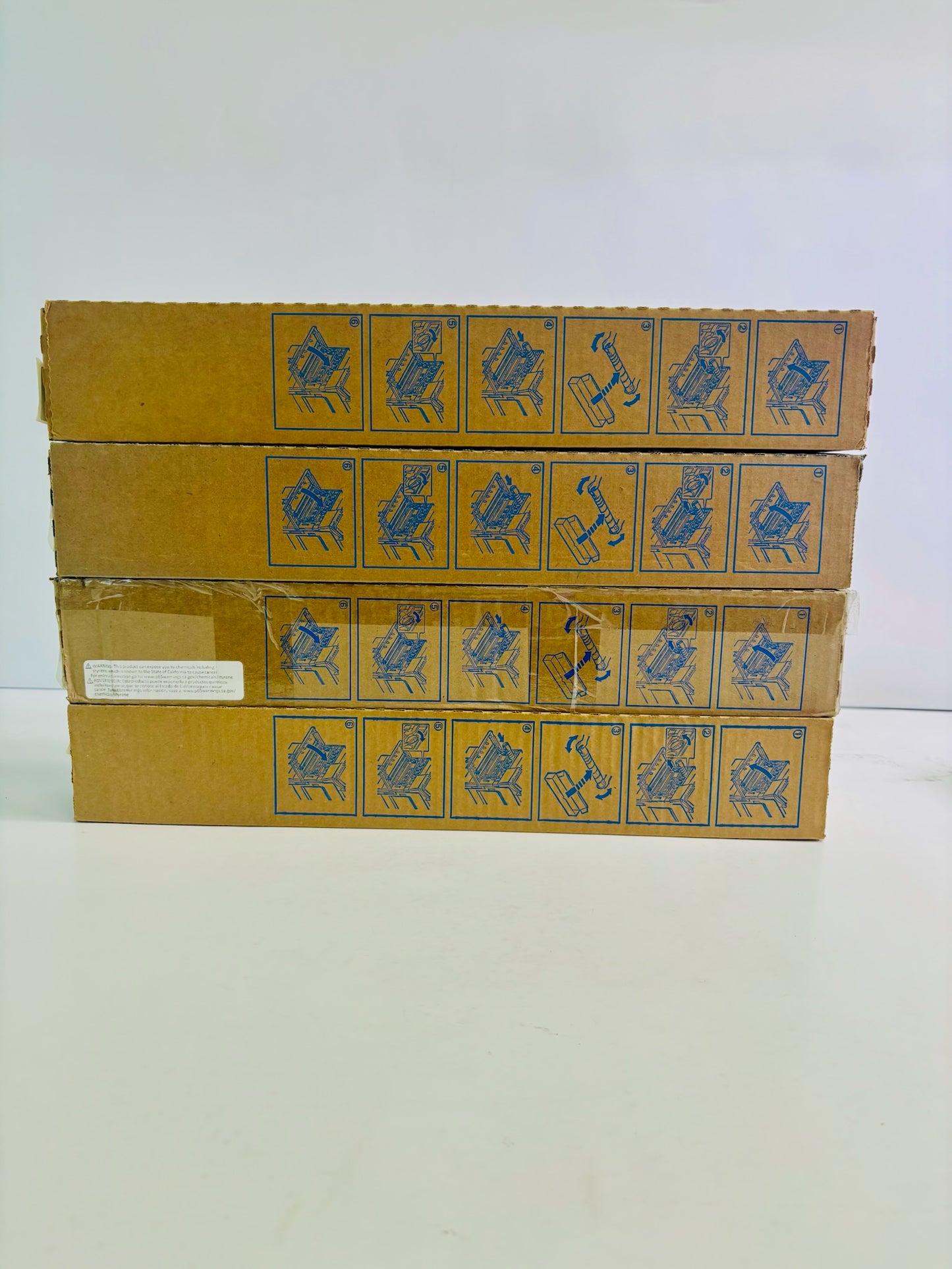Lot Of 4 Genuine Konica Bizhub C458, C558, C658 Yellow Toner TN514Y