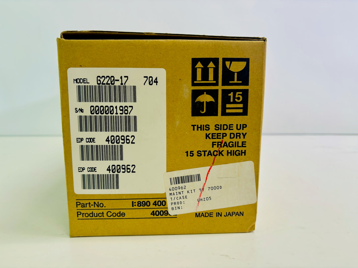 Genuine Ricoh AP 3800, AP 3850 Black Printer Maintenance Kit 400962
