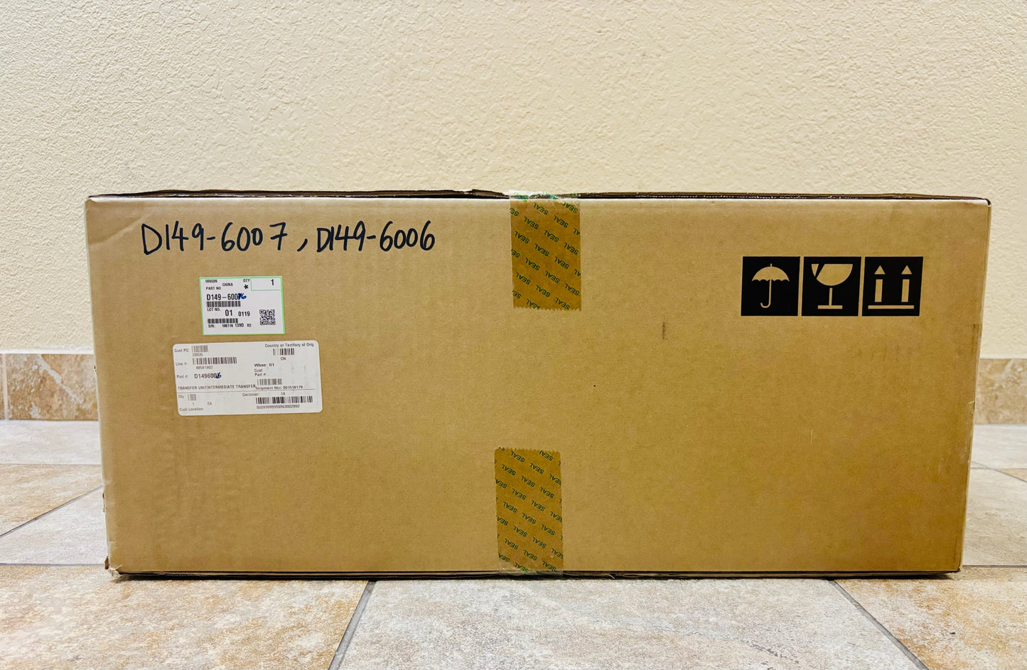 Genuine Ricoh MPC3003 Intermediate Transfer Belt Assembly D149-6006, D149-6007