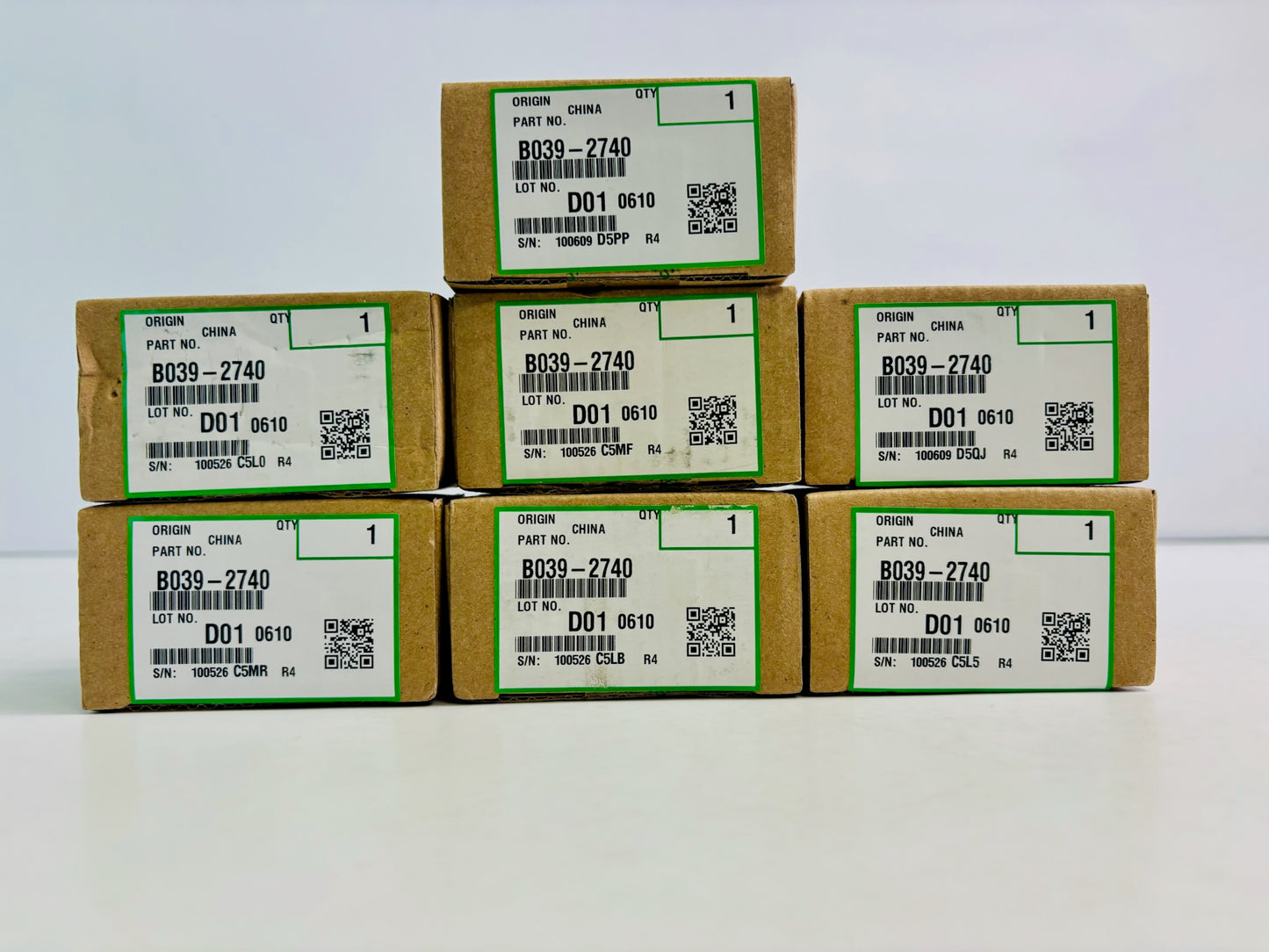7 Pk Genuine Ricoh Aficio 1015, 1018 Paper Pickup Roller B039-2740, B0392740