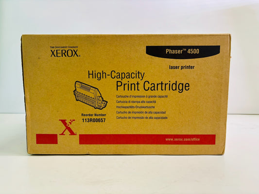 Genuine Xerox Phaser 4500 Black High Yield Toner Cartridge 113R00657
