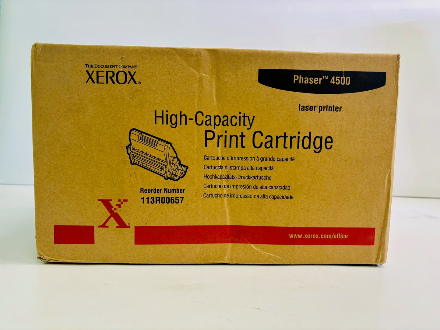 Genuine Xerox Phaser 4500 Black High Yield Toner Cartridge 113R00657