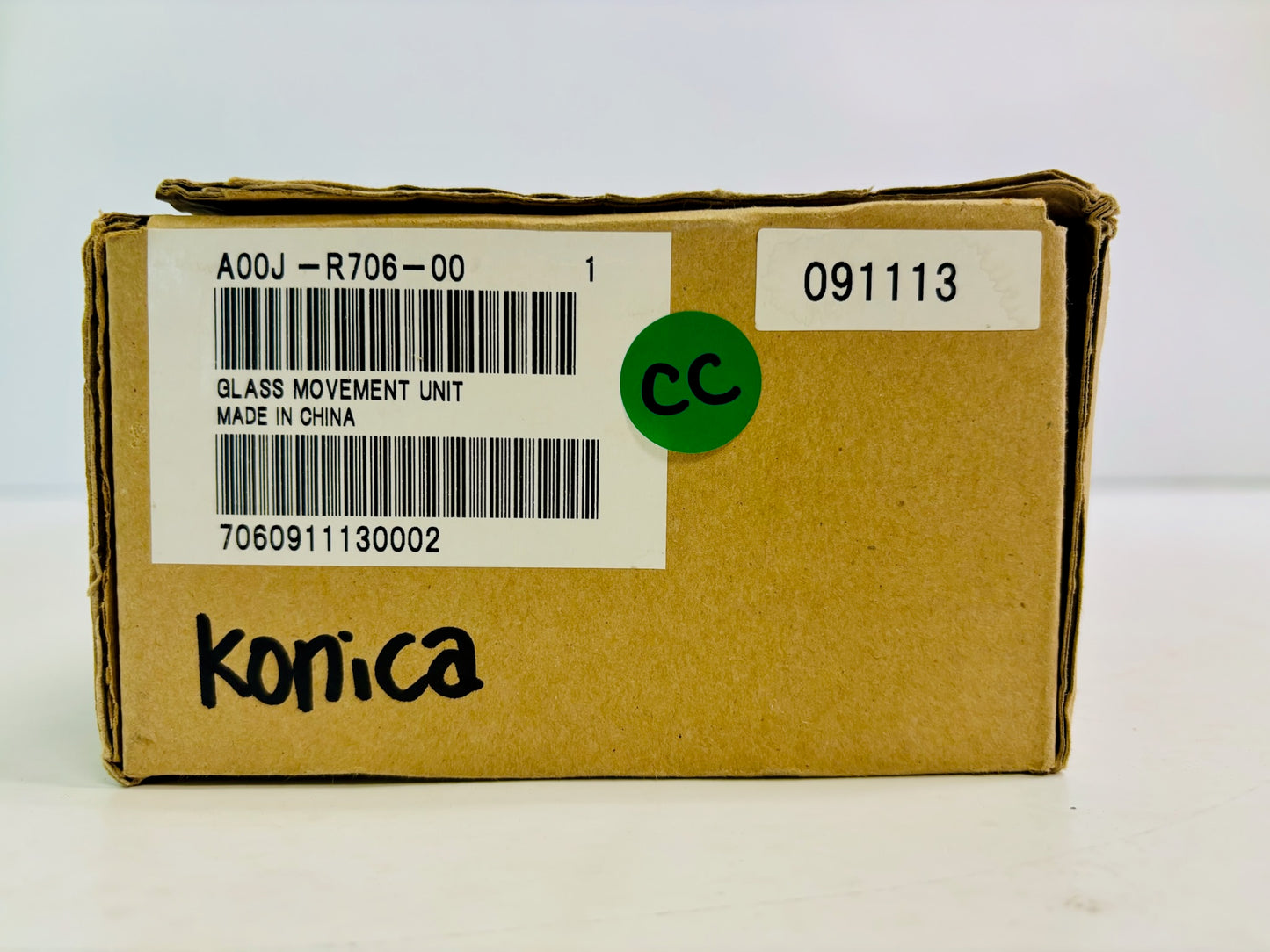 Genuine Konica Minolta bizhub C451, C550 Glass Movement Assembly A00JR70600
