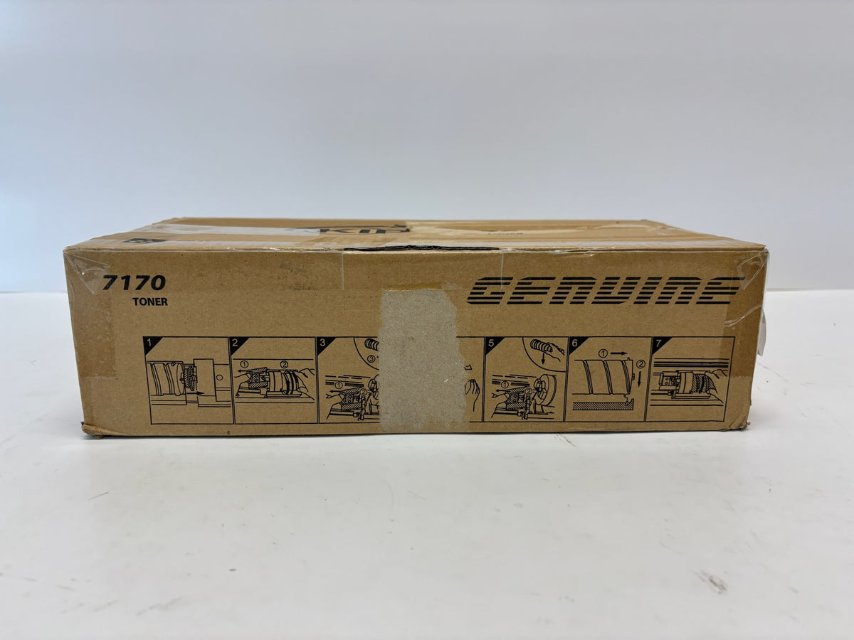 Genuine KIP 7170 Black Toner Cartridges Z340970010 (2 x 400gm), Bad Box