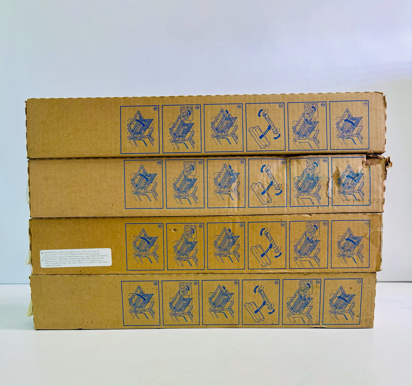 4 Genuine Konica Minolta  bizhub C258, C308 Magenta Toner TN324M (Bad Box)