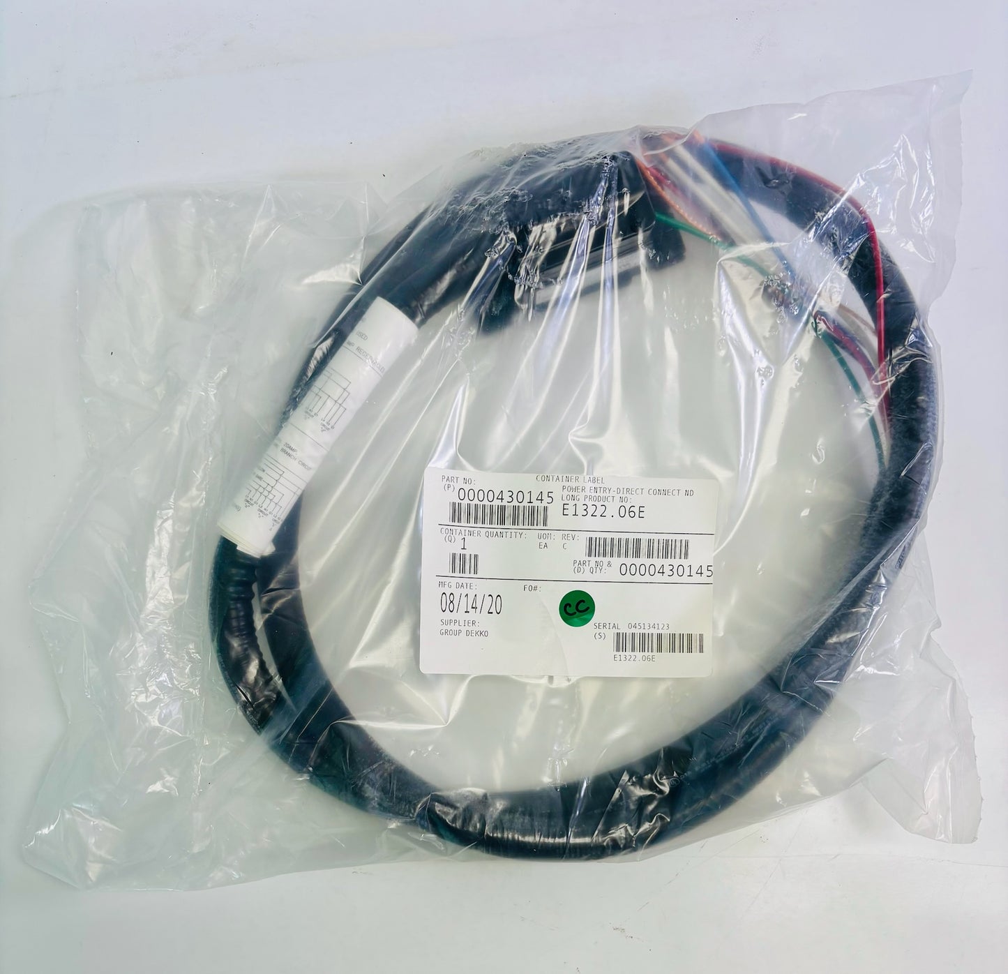 Genuine Dekko 430145, E1322, 06E Power-Entry Direct Connect ND Long
