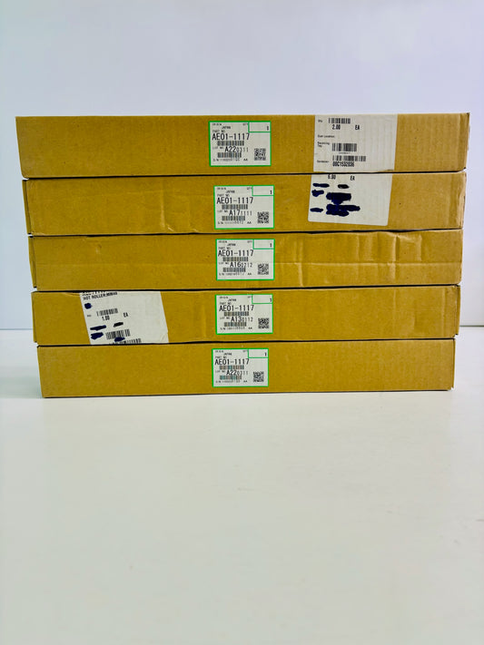 5 Genuine Ricoh Aficio 2051, 2051SP Upper Fuser Roller AE01-1117, AE011117