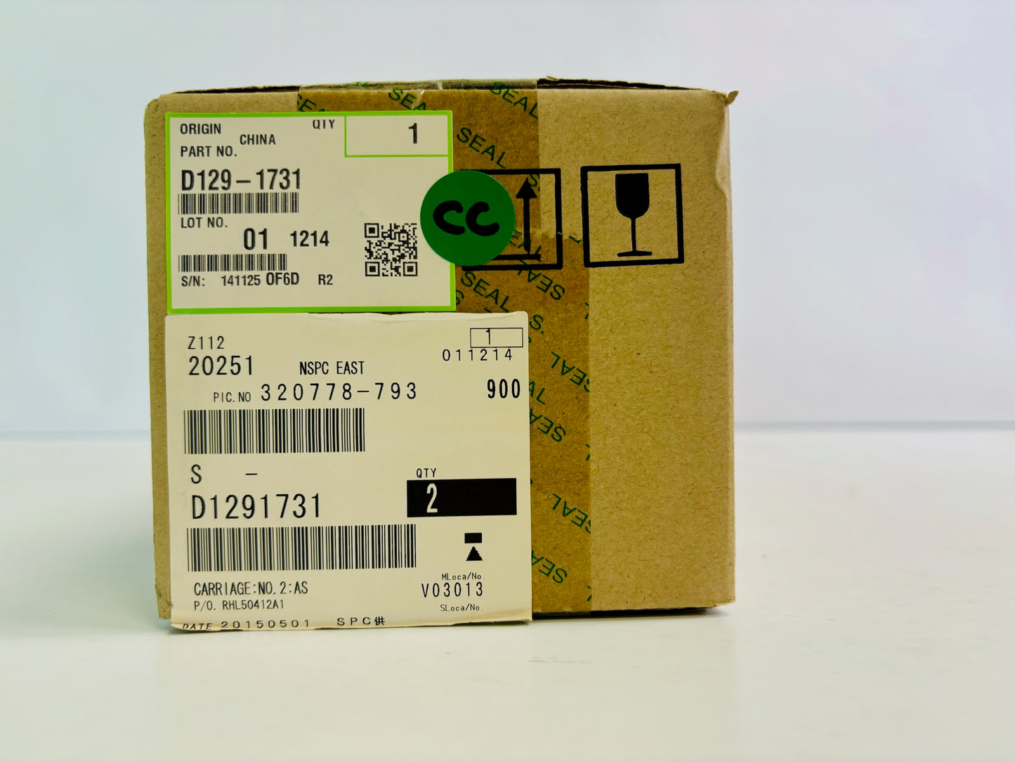 Genuine Ricoh MP 4002, 4002SP 2ND Carriage Assembly D129-1731, D1291731