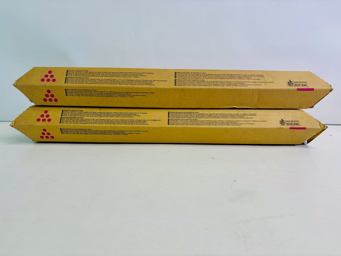 2 Genuine Lanier LP440, LP440C Magenta Print Cartridge 820023