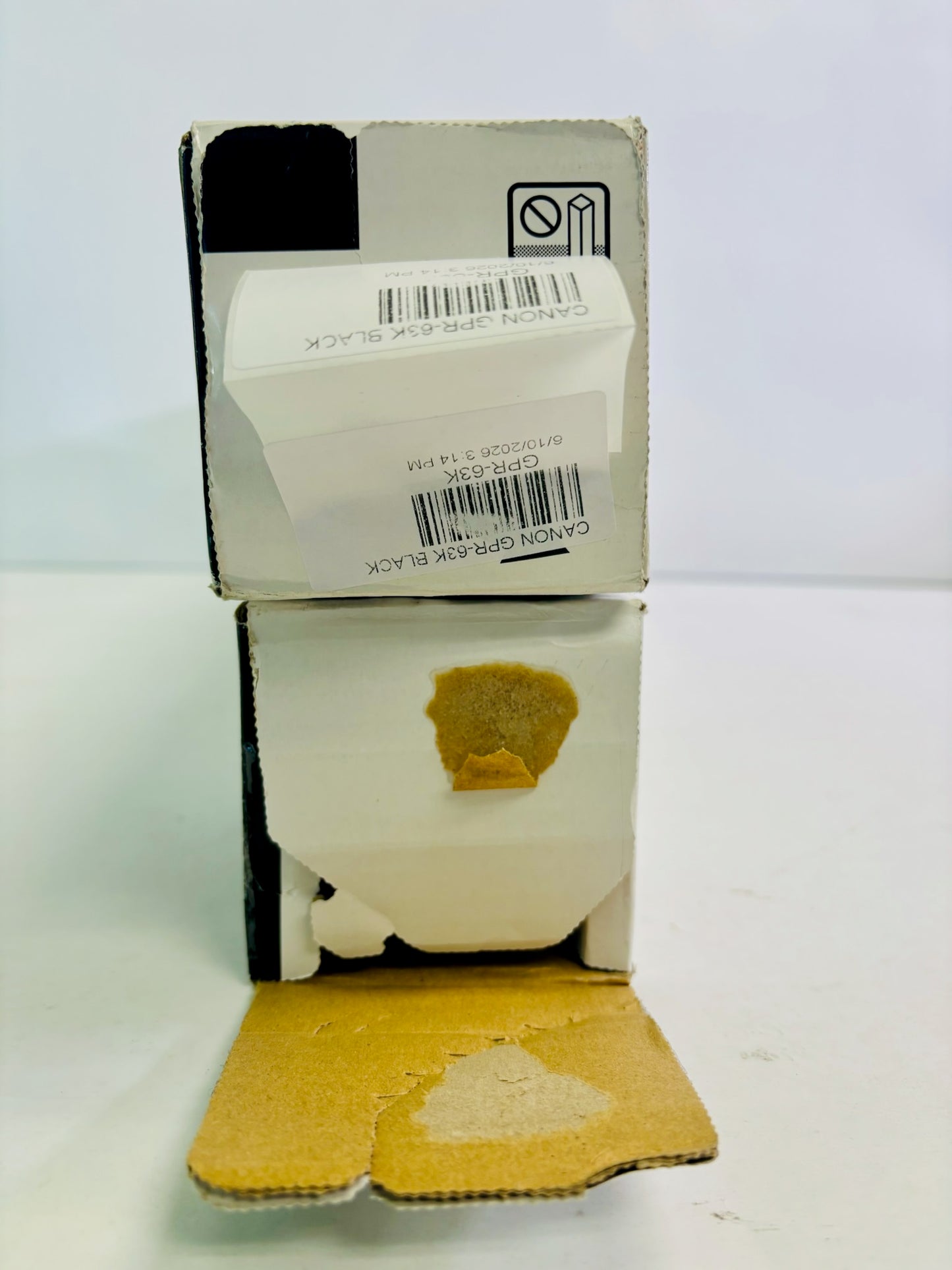 2 Open Genuine Canon iR ADVANCE DX 6855i, 6860i Black Toner GPR63, GPR-63