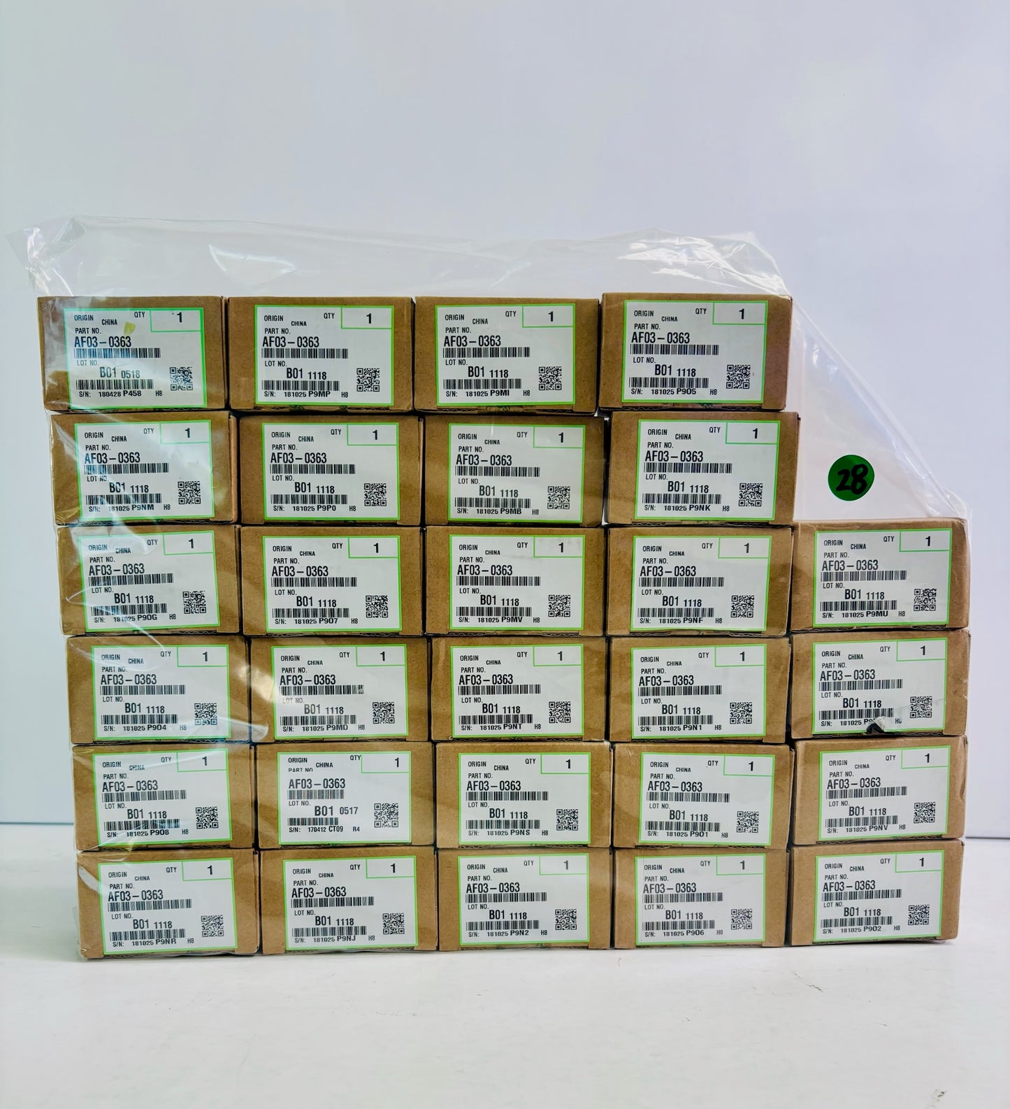 28 Pk Genuine Ricoh 3310L, 4410L Doc Feeder Pickup Roller AF03-0363, AF030363